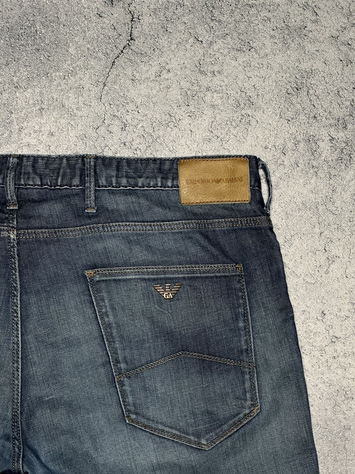 Emporio Armani Emporio Armani Jeans Metal Logo Pants 38 x 34 Size US 38 / EU 54 - 3 Thumbnail