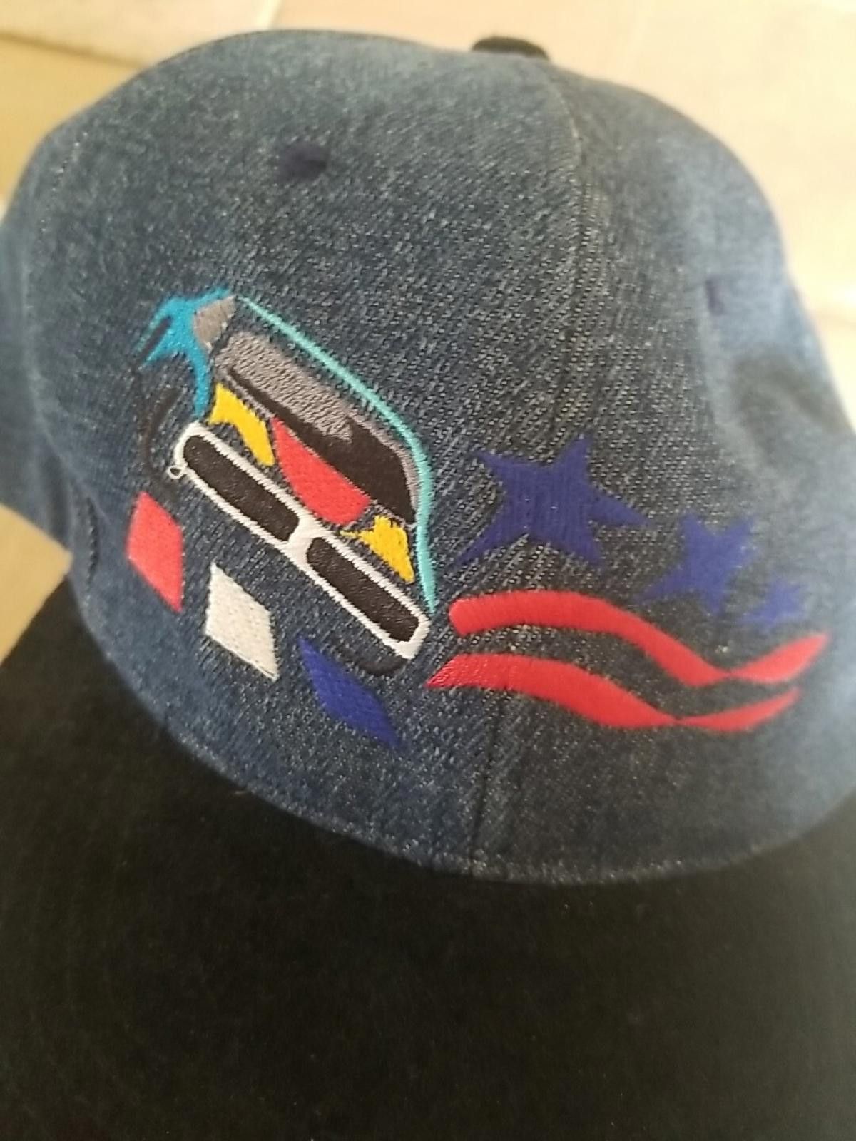 The Unbranded Brand Vtg Daytona USA International Speedway Snapback Hat NASCAR Size ONE SIZE - 3 Thumbnail