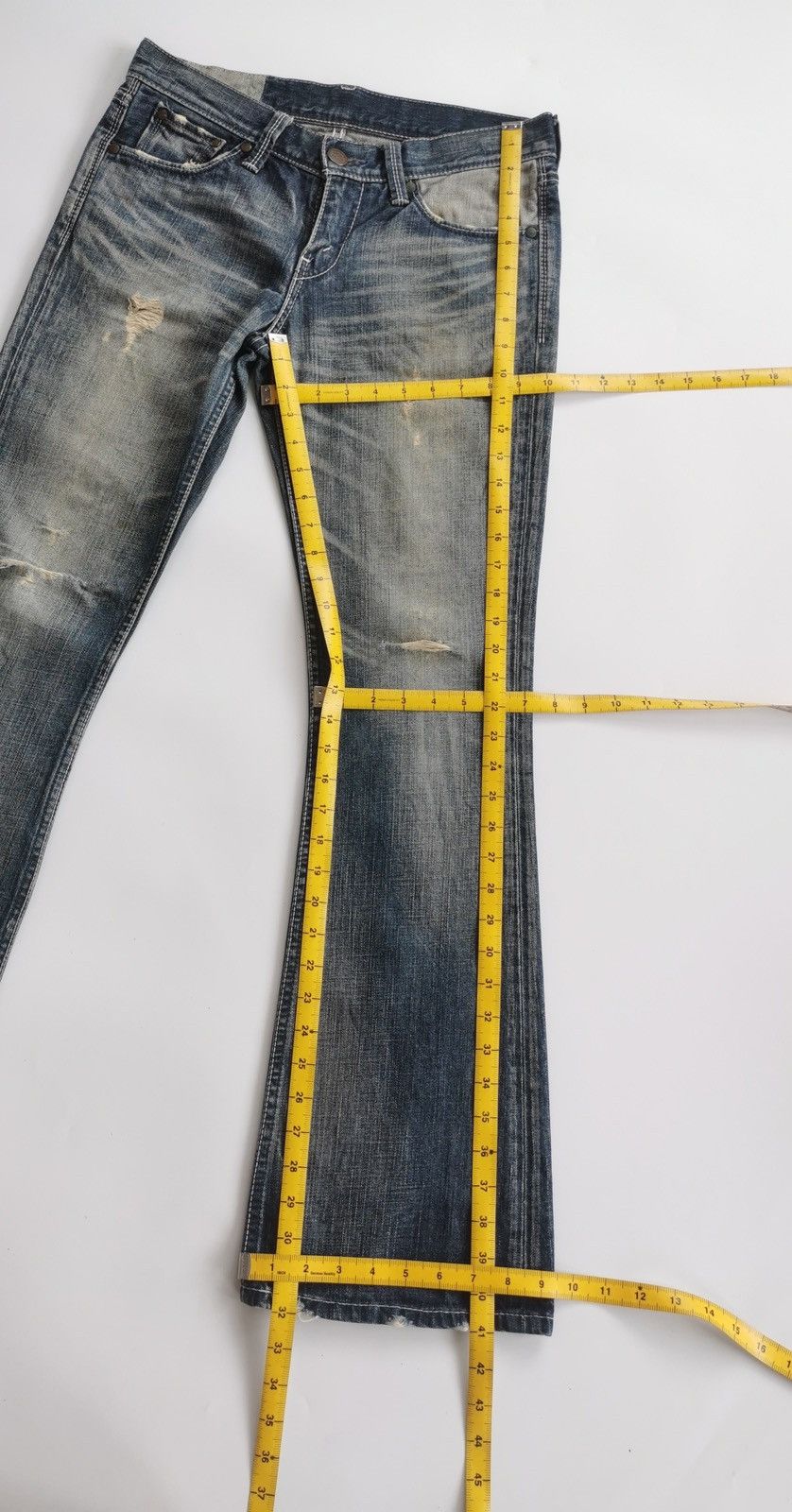 Levi's Vintage Levis Bootcut LP926 Distressed Denim Jeans Size US 31 - 10 Thumbnail