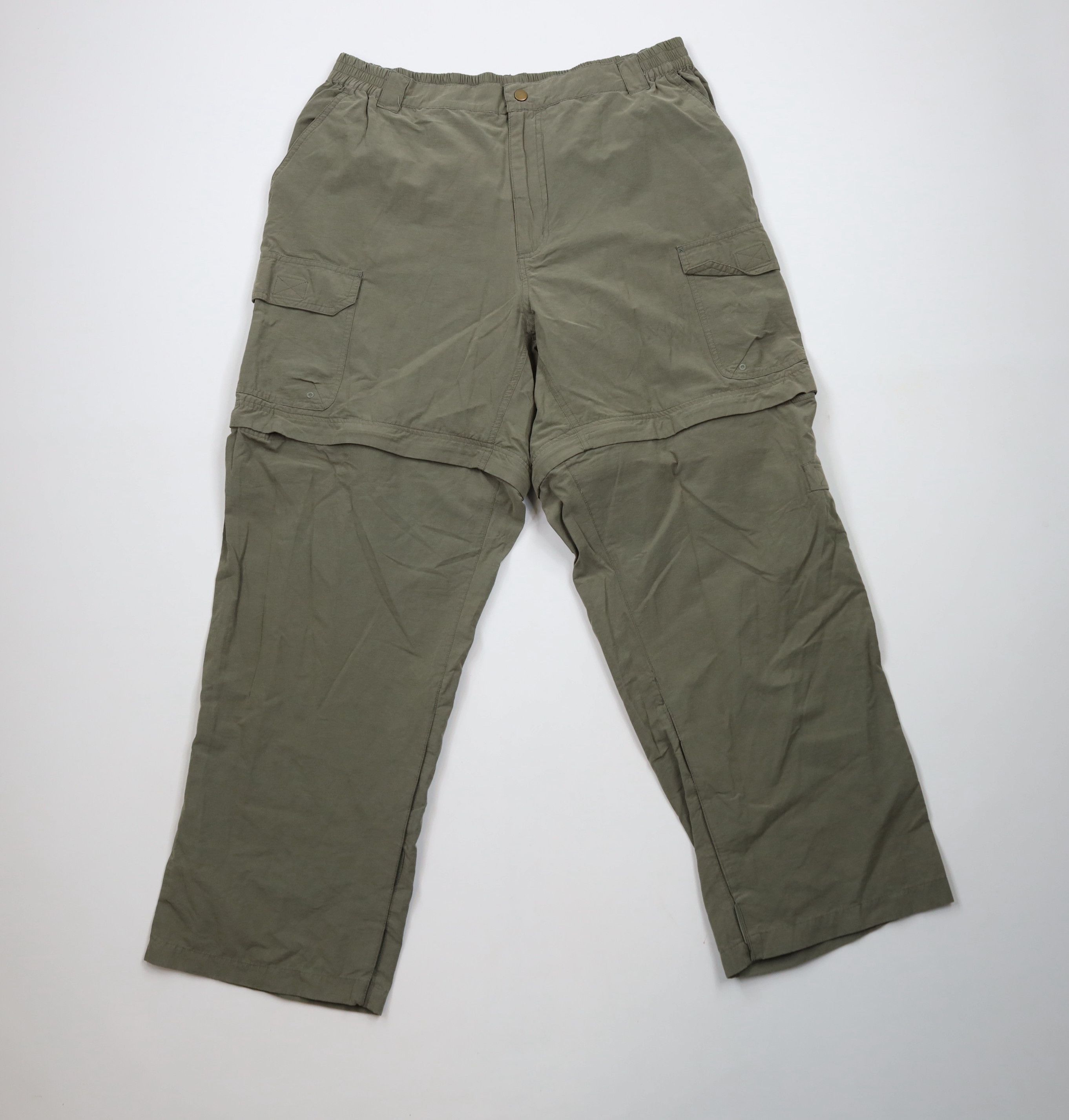 Vintage Vintage 90s Streetwear Wide Leg Convertible Cargo Pants Size US 34 / EU 50 - 1 Thumbnail