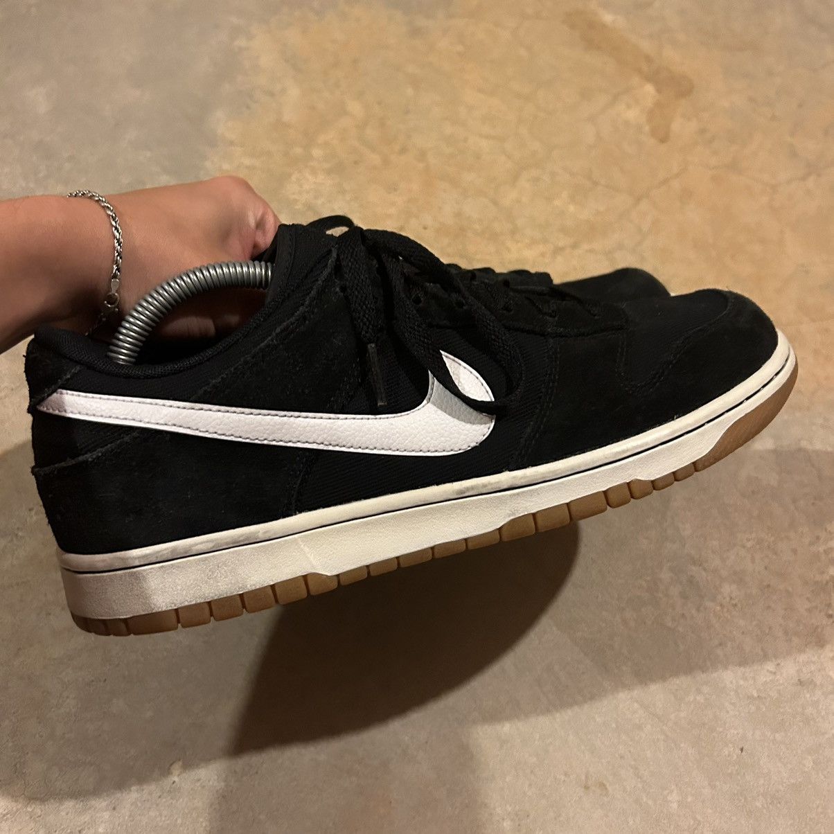 Nike × Vintage Nike Dunk Low Canvas Black Gum 2017 US 10.5 Size US 10.5 / EU 43-44 - 5 Thumbnail