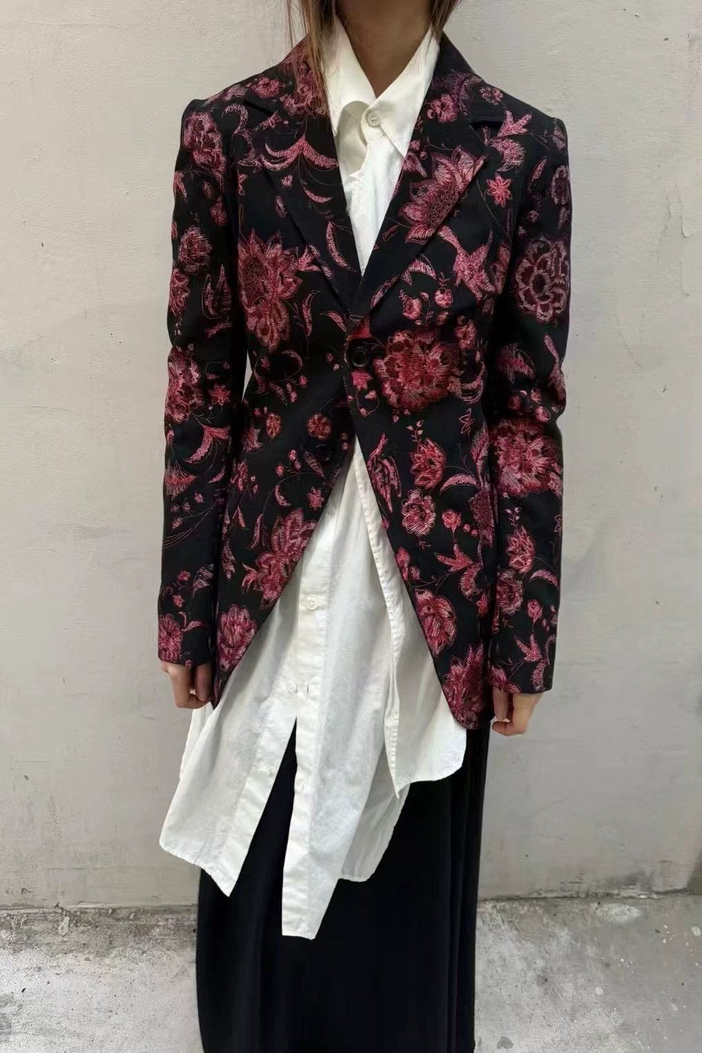 Yohji Yamamoto Yohji Yamamoto Embroidered Blazer Size 1 Slim Size S / US 4 / IT 40 - 5 Thumbnail