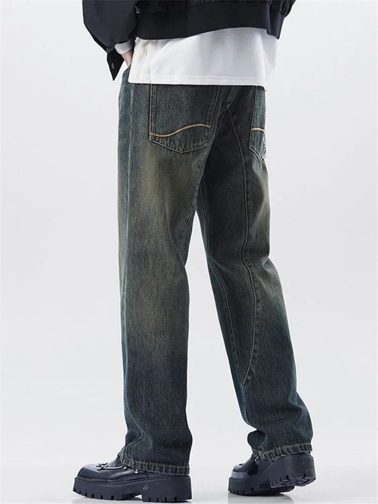 Jean × Vintage Y2K Straight Jeans Size US 32 / EU 48 - 6 Thumbnail