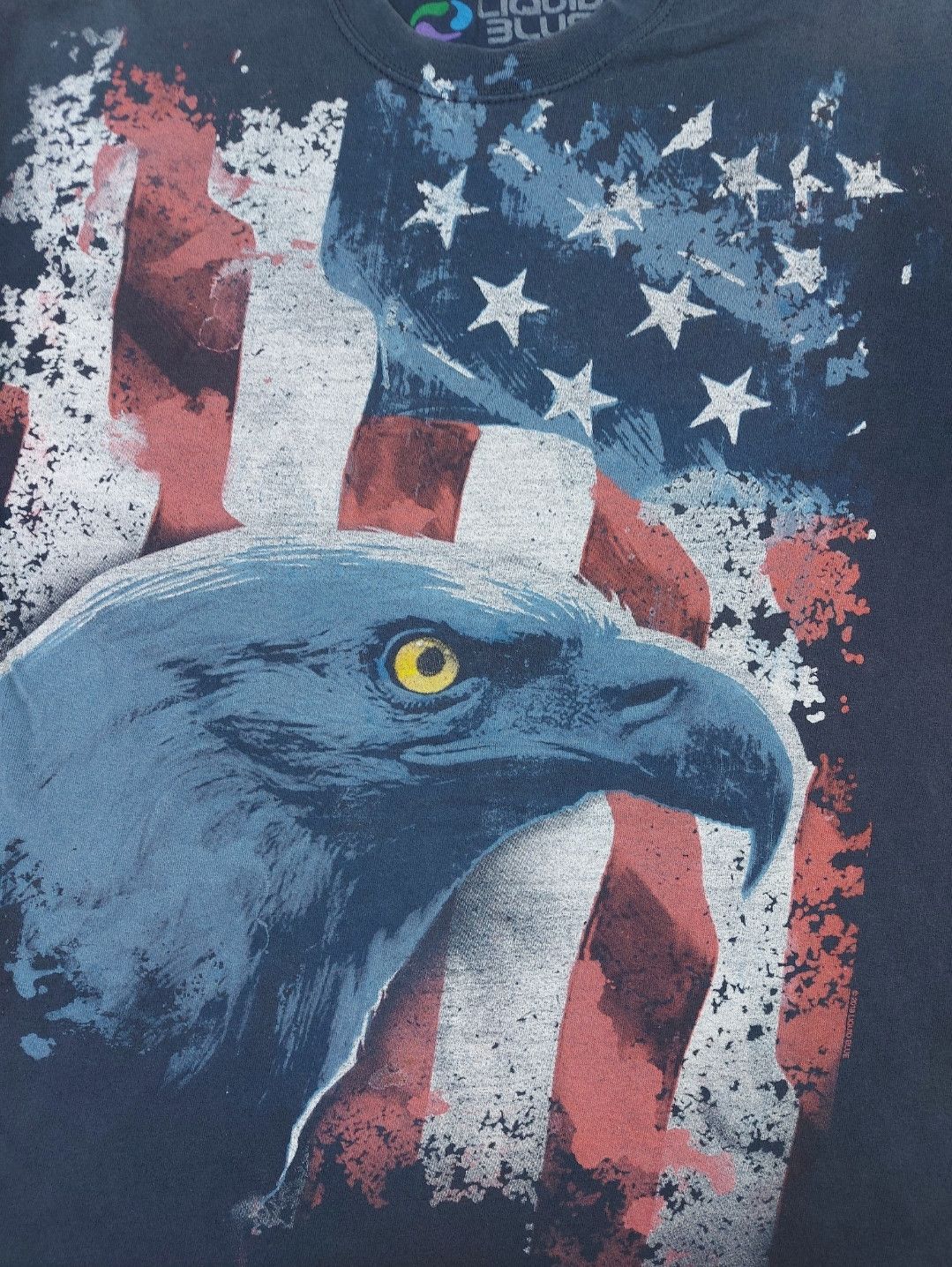 Liquid Blue Liquid Blue 2013 Eagle American Icon Graphic TEE Size US M / EU 48-50 / 2 - 2 Thumbnail