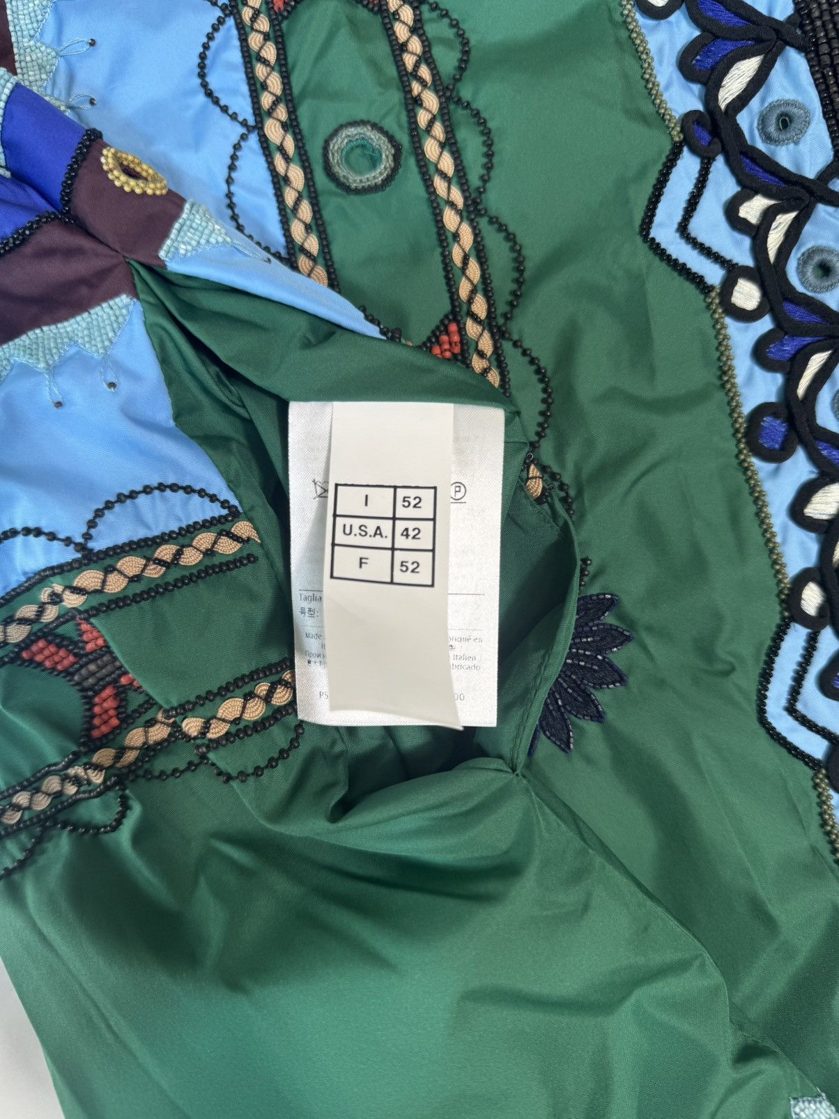 Valentino RARE Valentino folk embroidered beaded hooded windbreaker Size US L / EU 52-54 / 3 - 9 Thumbnail