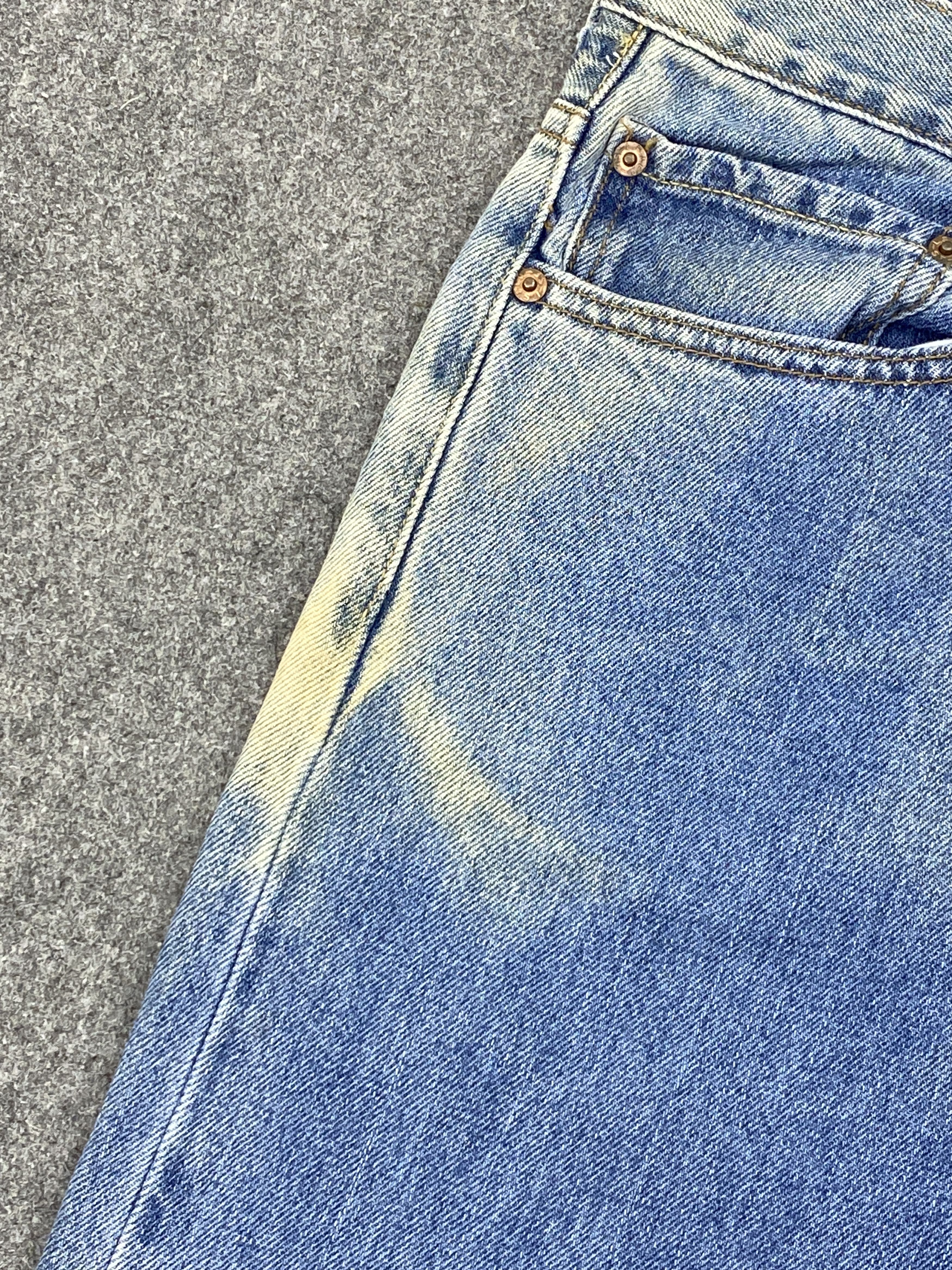 Levi's Vintage Levis 505 Bleach Faded Jeans DP2624 Size US 33 - 10 Thumbnail