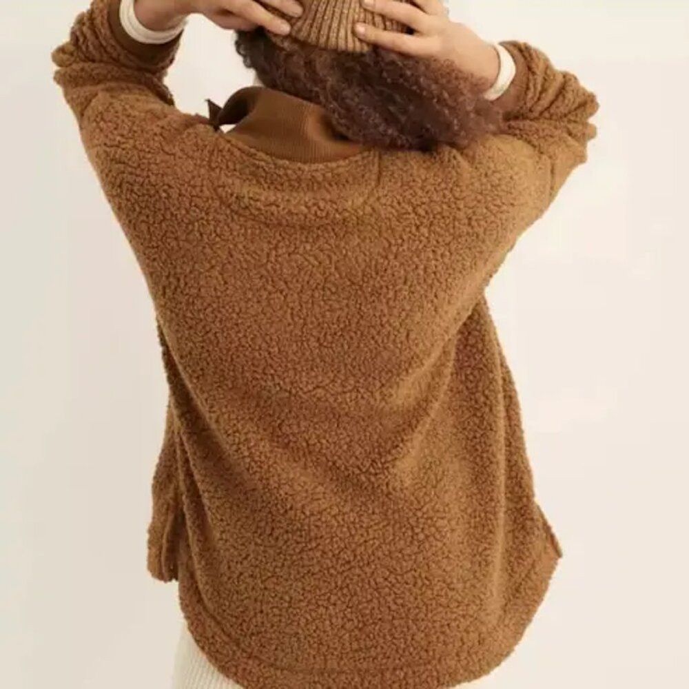 Other New Aerie Dream Sherpa Quarter Zip Sweatshirt Size S Size S / US 4 / IT 40 - 2 Thumbnail