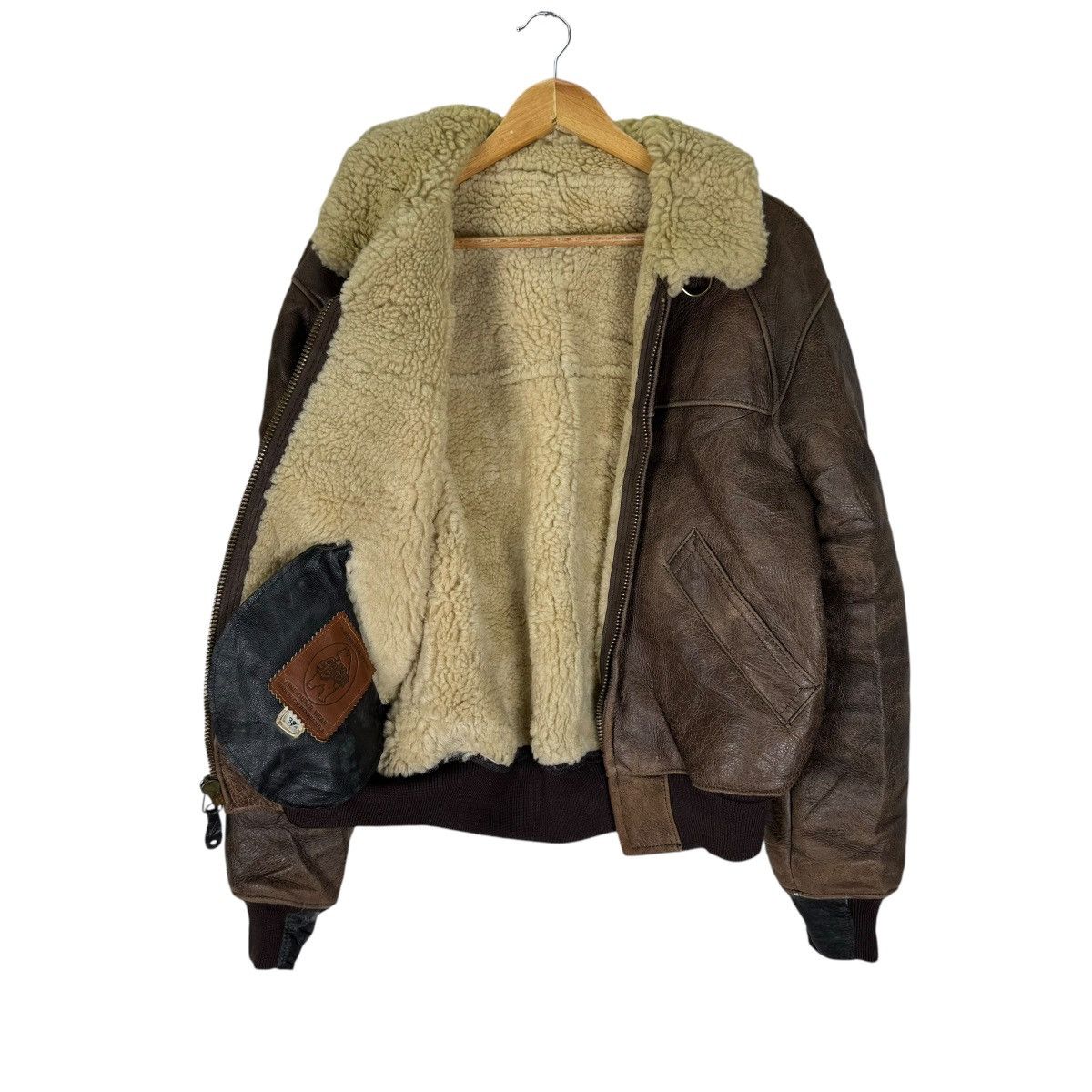 Golden Bear ☀️GOLDEN BEAR SHEEPSKIN B3 LEATHER JACKET Size US M / EU 48-50 / 2 - 7 Thumbnail