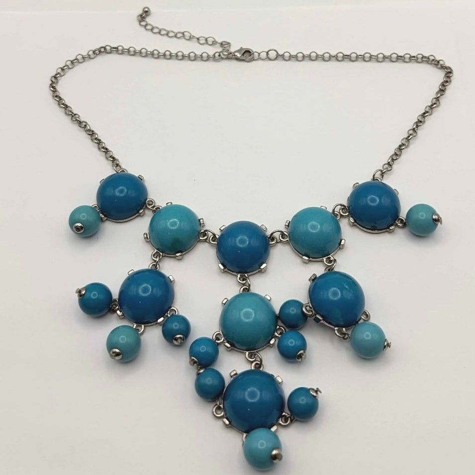 Other Blue Multi Beaded Necklace Size ONE SIZE - 3 Thumbnail