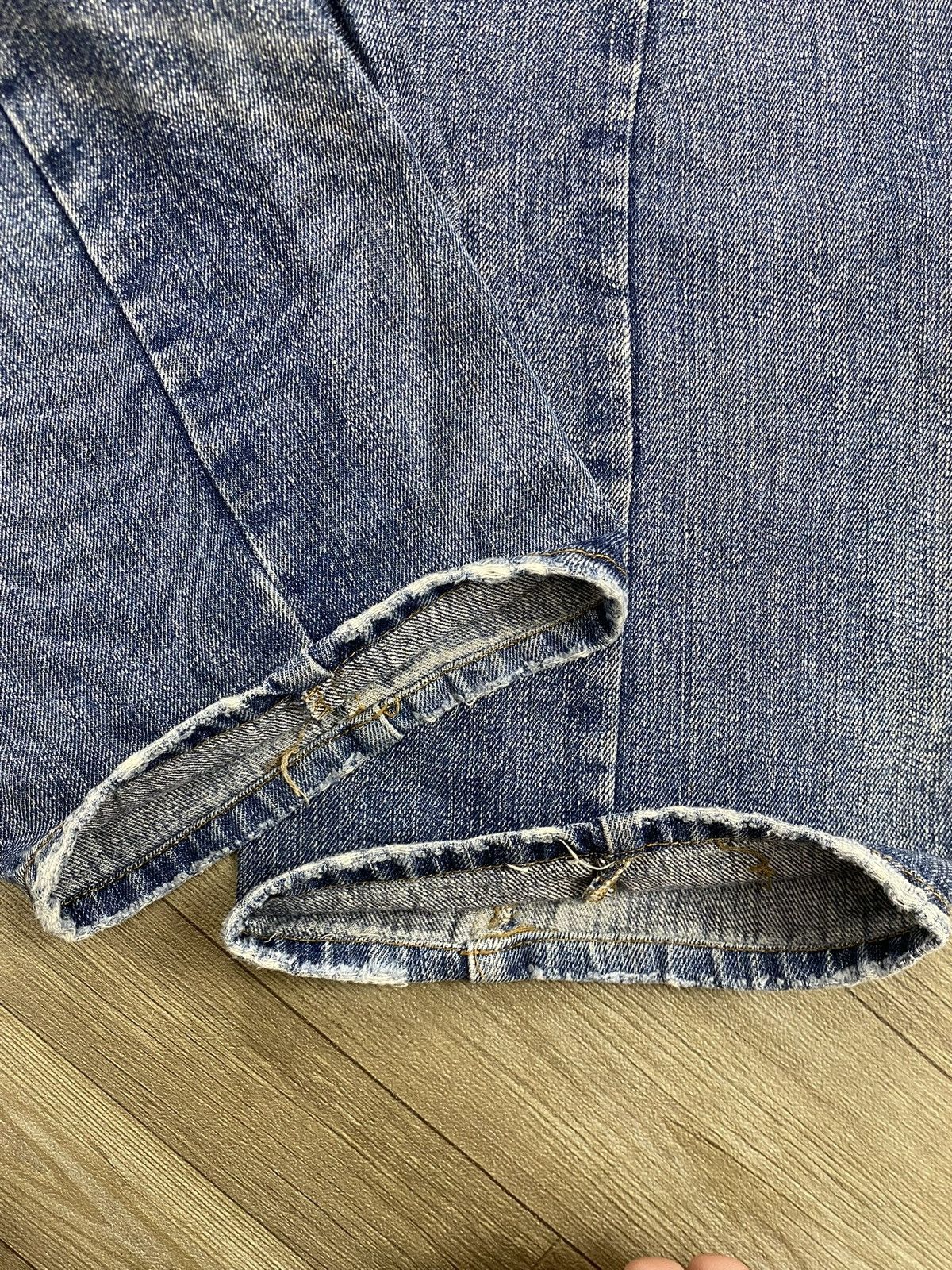 Japanese Brand 2000s Breathmint Double Waist Distressed Punk Lgb Jeans Y2K Size US 30 / EU 46 - 7 Thumbnail