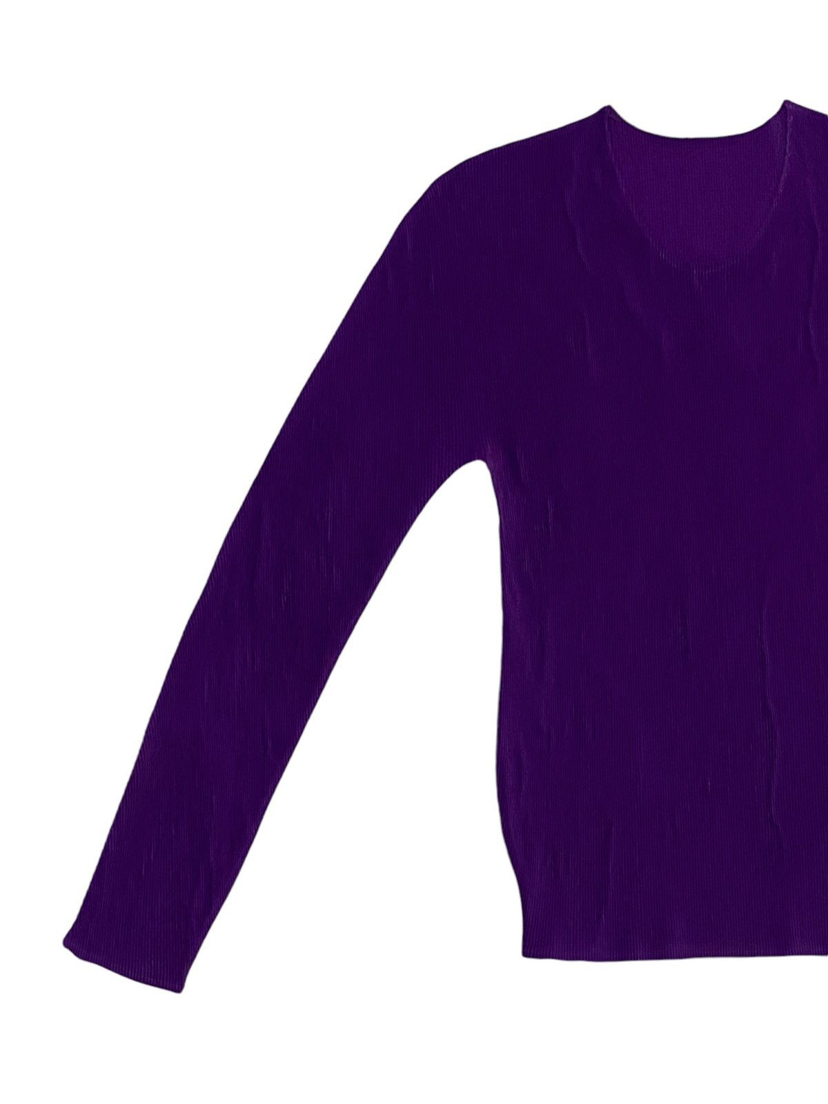 Issey Miyake × Pleats Please Issey Miyake Pleats Please Pleated Purple Long Sleeve Size L / US 10 / IT 46 - 15 Thumbnail