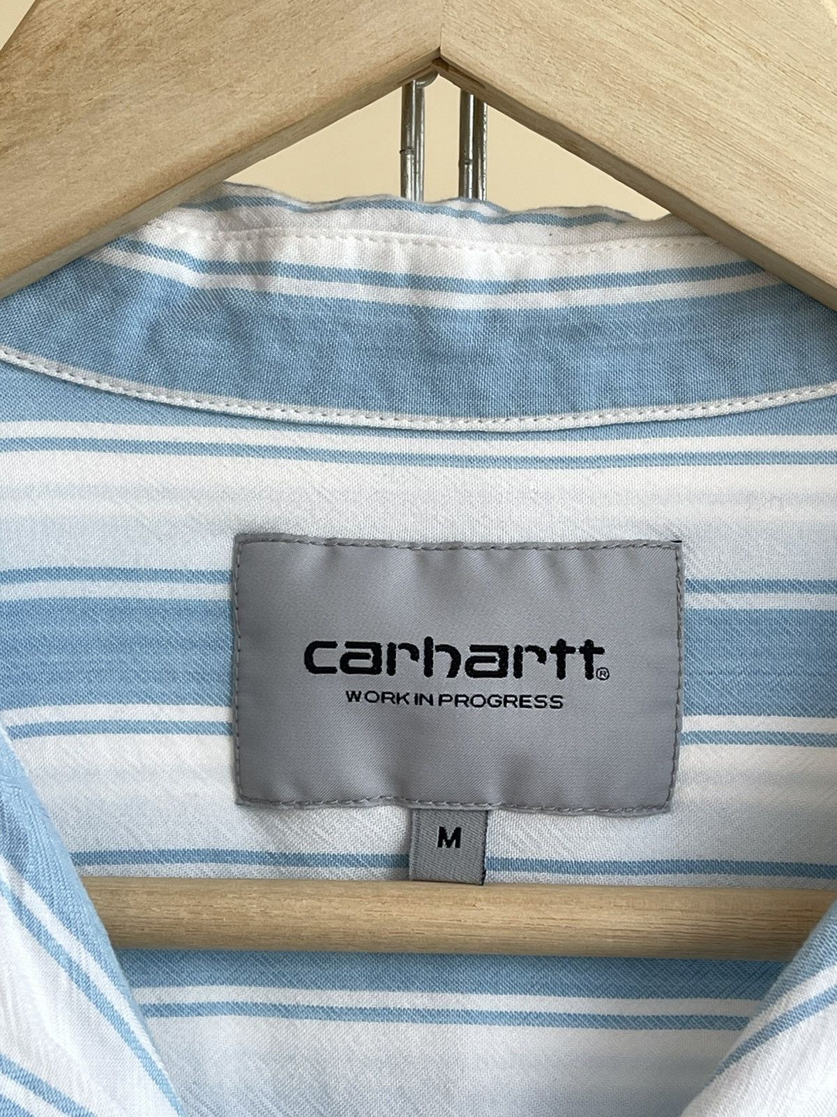 Carhartt Wip Carhartt WIP Viscose Striped Short Sleeve Esper Shirt 2019 Size US M / EU 48-50 / 2 - 11 Thumbnail