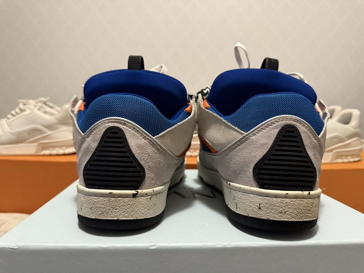 Lanvin Lanvin Curb Sneaker Orange Blue Size US 11 / EU 44 - 3 Thumbnail