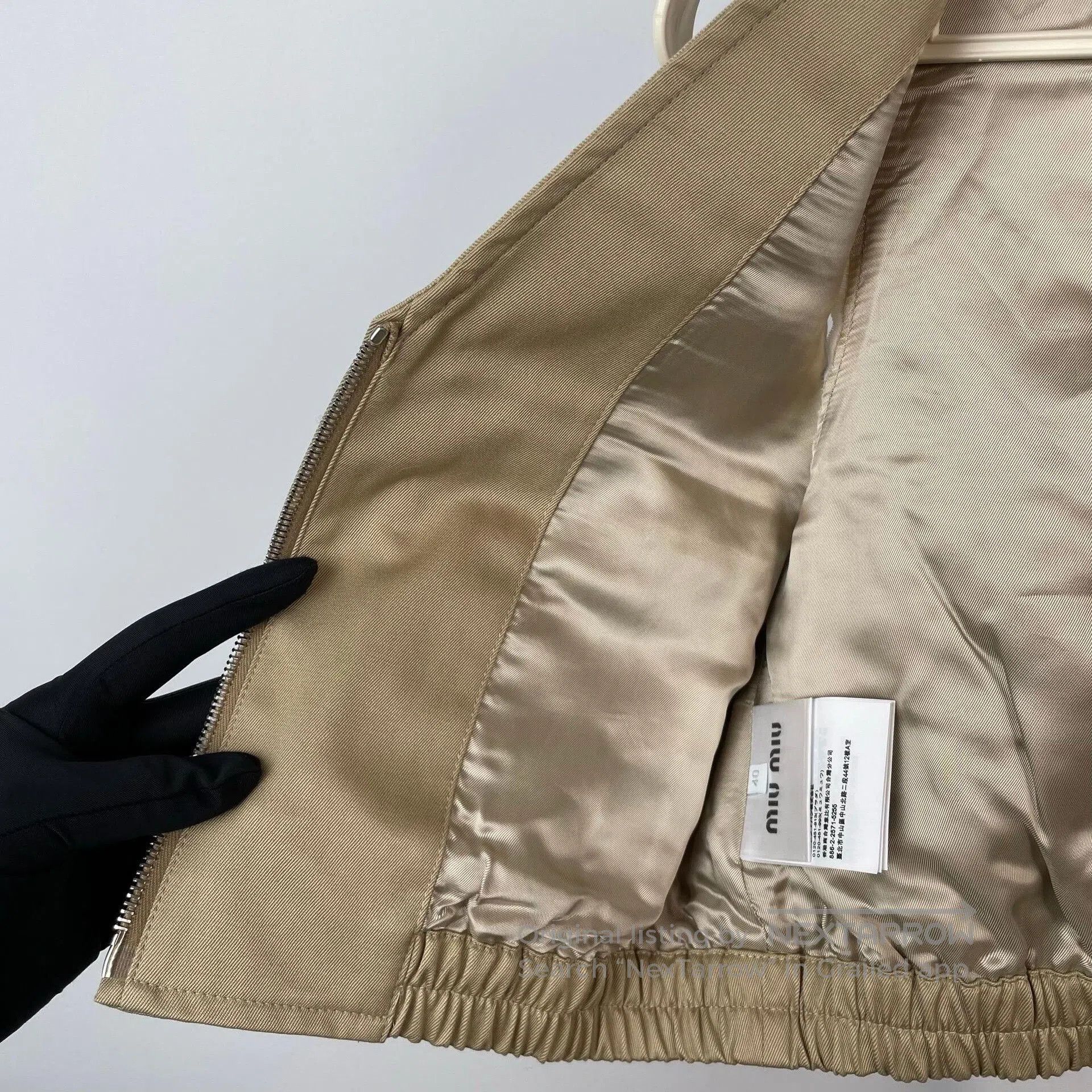 Miu Miu Miu Miu Khaki Utility Vest. Size S / US 4 / IT 40 - 4 Thumbnail