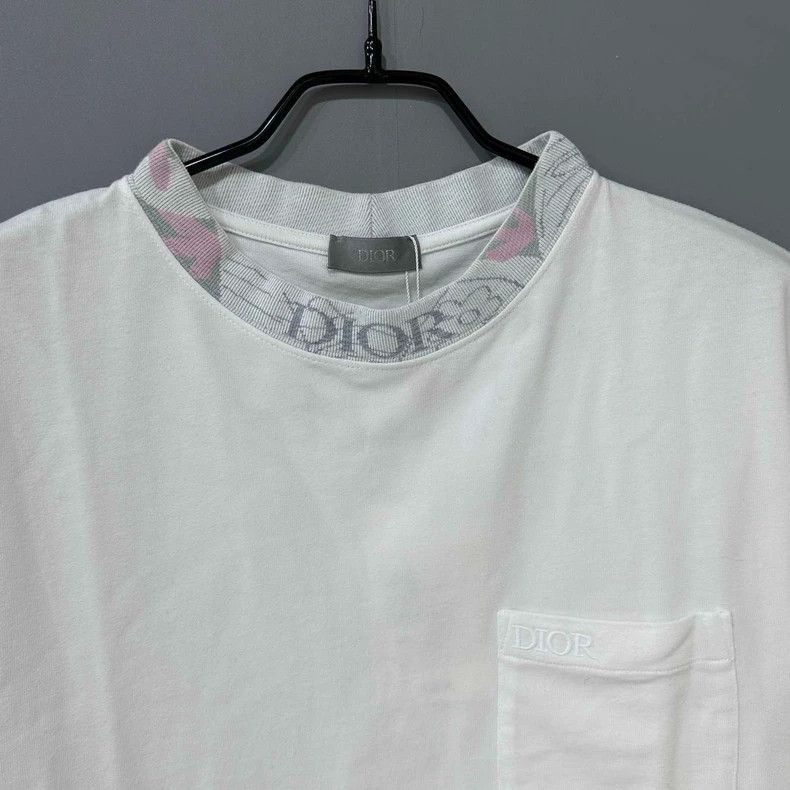 Dior Dior Logo Embroidered Short Sleeve T-2505 Size S / US 4 / IT 40 - 2 Thumbnail