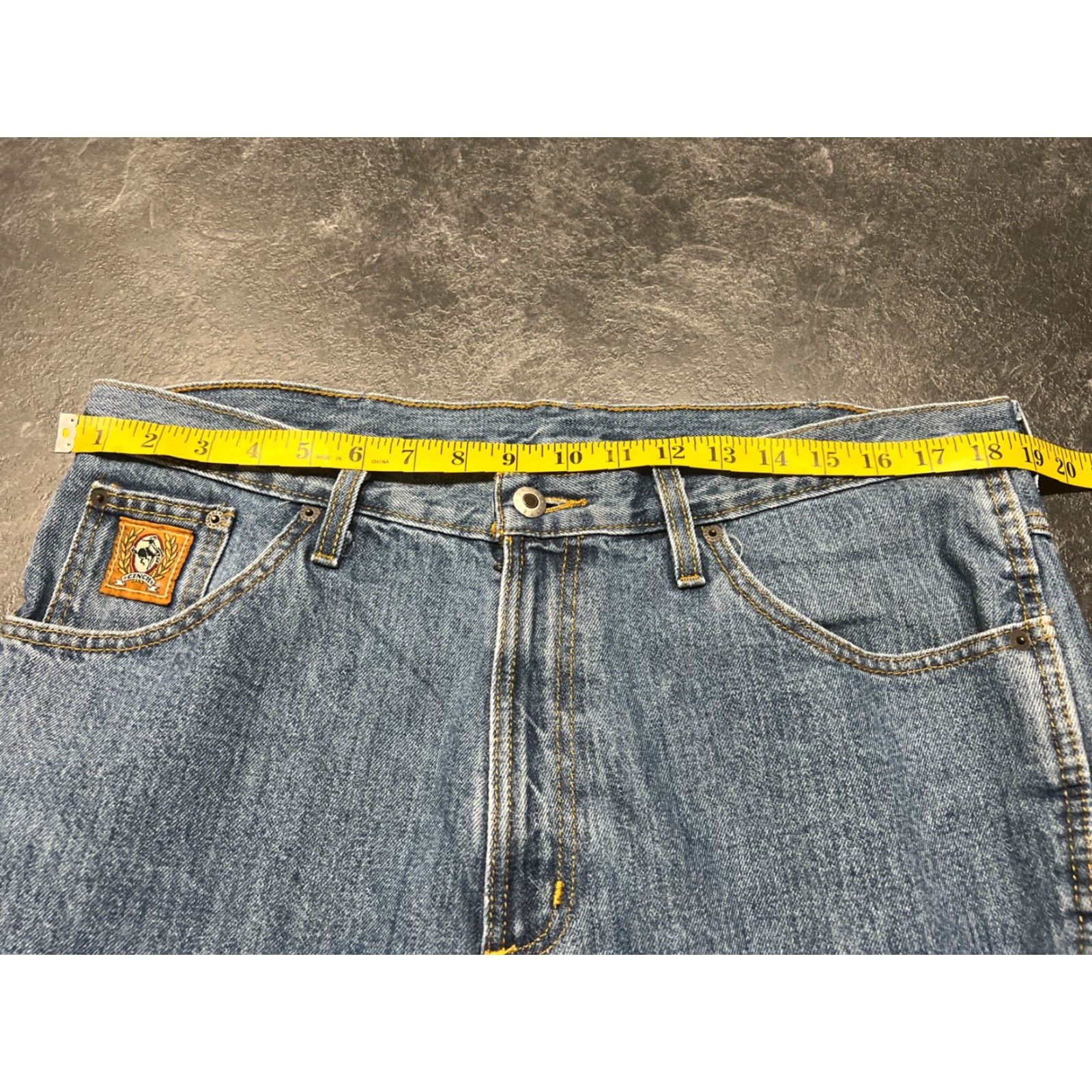 Vintage CINCH Jeans Blue 36x34 Regular Denim Cowboy Western Straight Leg Mens Slim Fit? Size US 36 / EU 52 - 3 Thumbnail