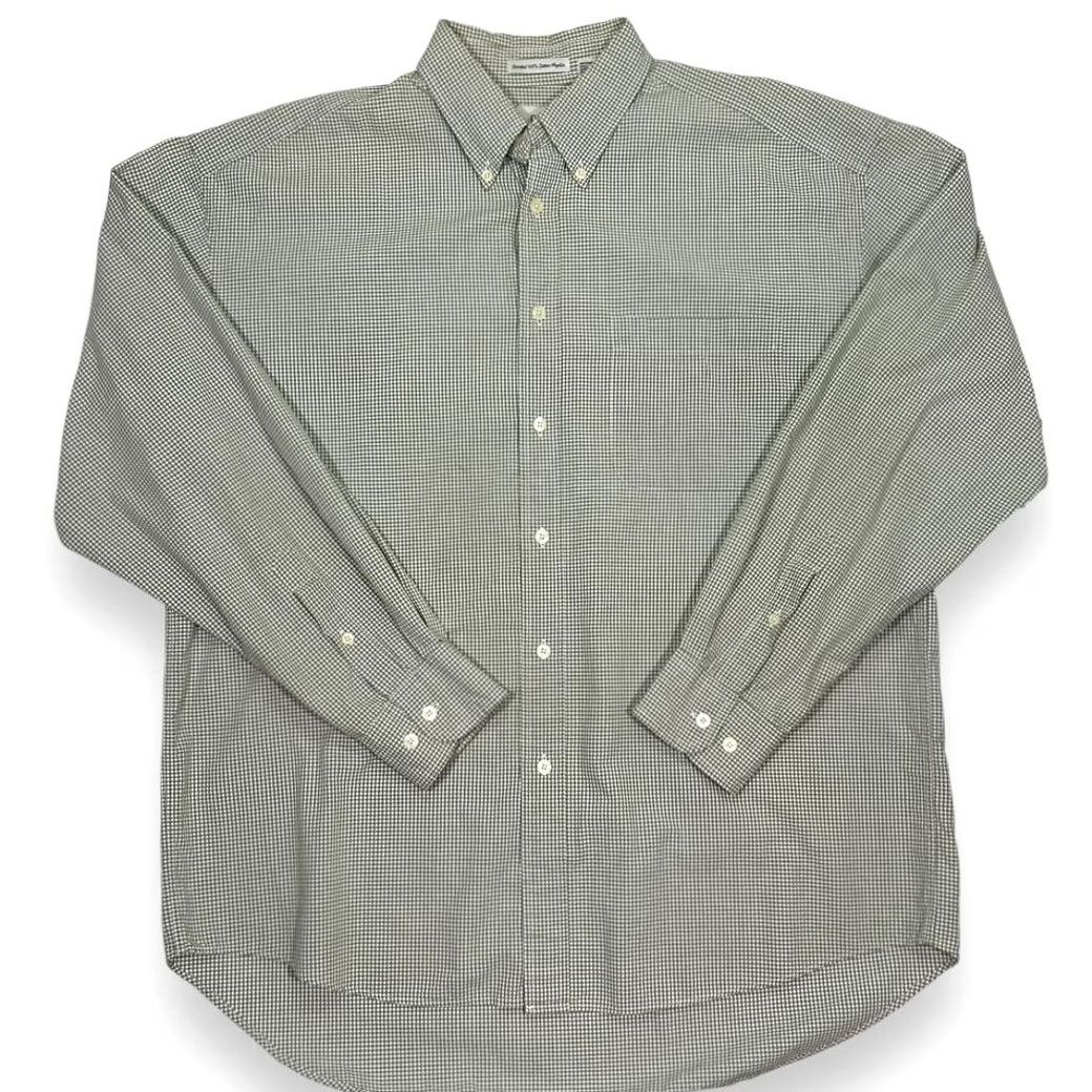 Gap VINTAGE GAP Green Gingham Check Shirt Long Sleeve Mens Large Size US L / EU 52-54 / 3 - 2 Thumbnail