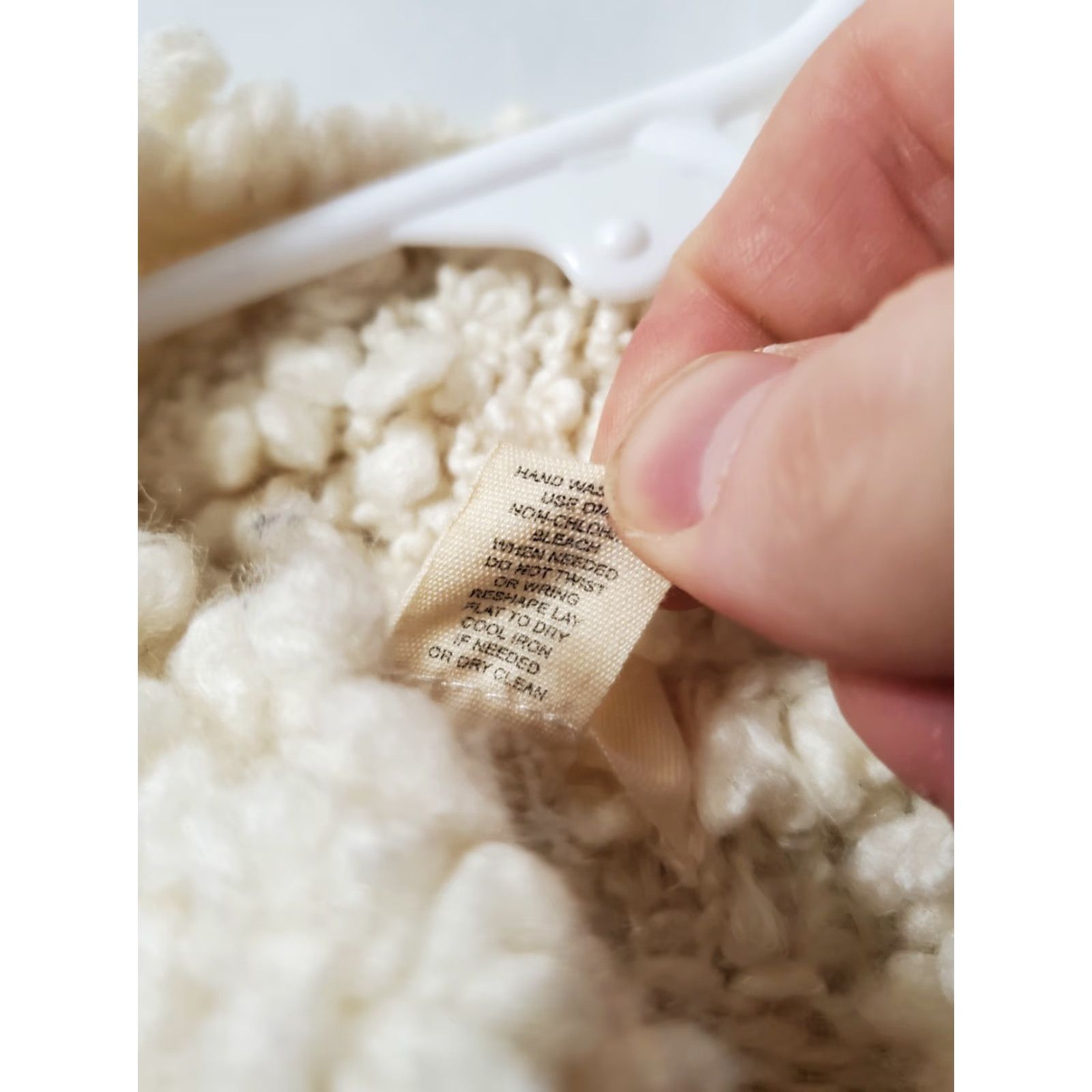 Anthropologie Anthropologie Sweater Cardigan Solid Ivory Wool Mohair Alpaca Nylon Acrylic Chunky-Knit XS Long Sleeve High Neck Button Up Winter Casual Womens Size XS / US 0-2 / IT 36-38 - 6 Thumbnail