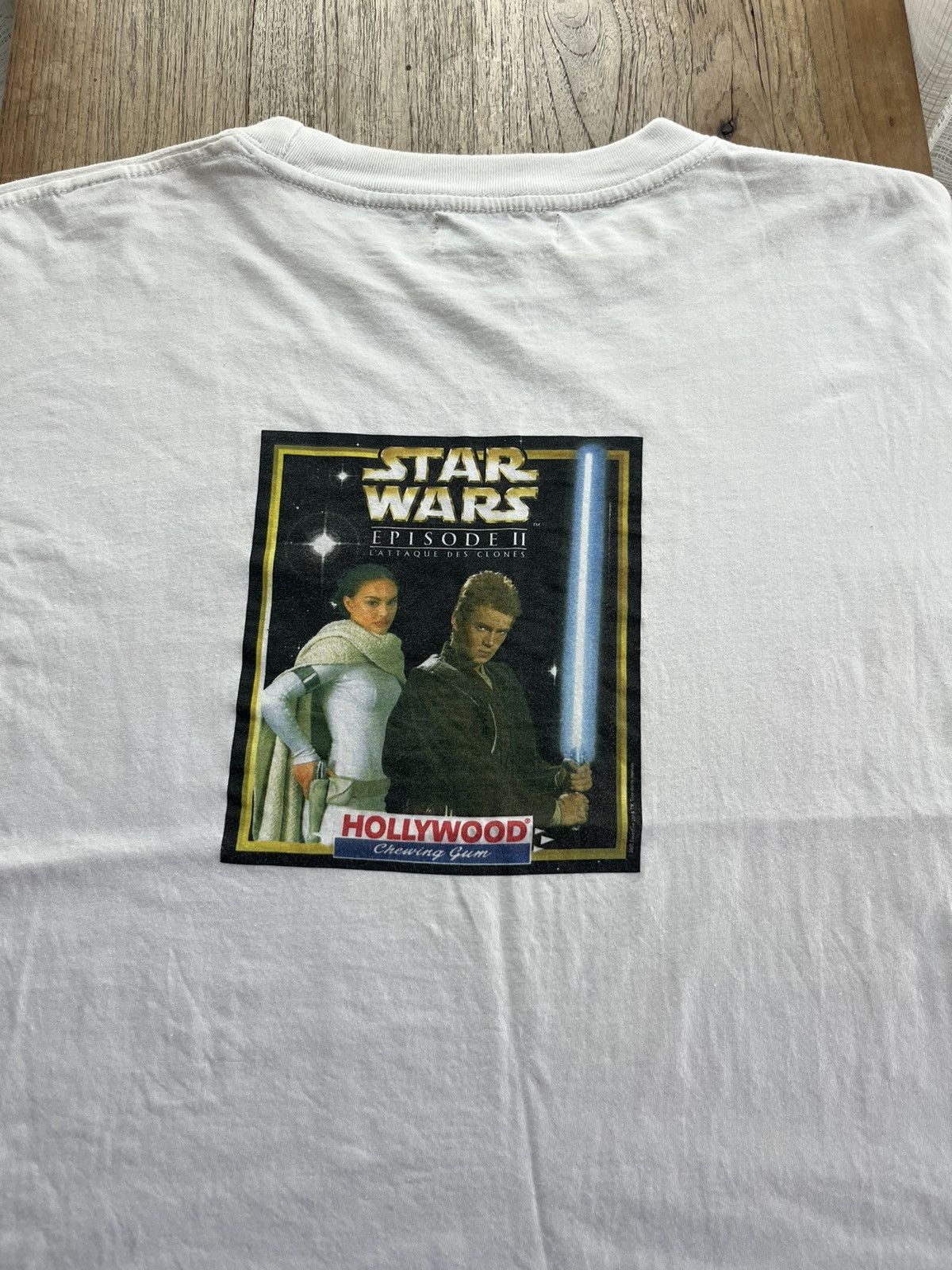 Star Wars × Vintage Vintage STAR WARS EPISODE II 2002’s Lucas Film Promo Tshirt Size US L / EU 52-54 / 3 - 9 Thumbnail