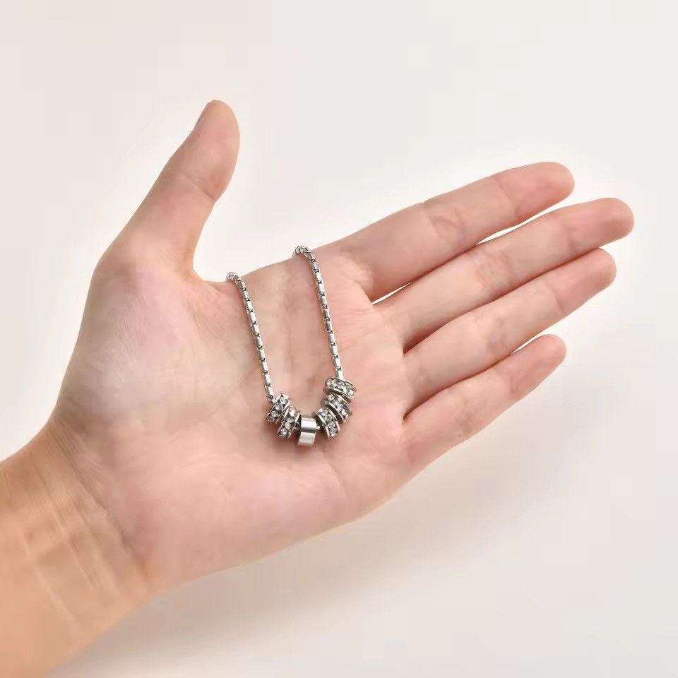 Jewelry Circle Zircon Pendant Necklace Size ONE SIZE - 3 Thumbnail