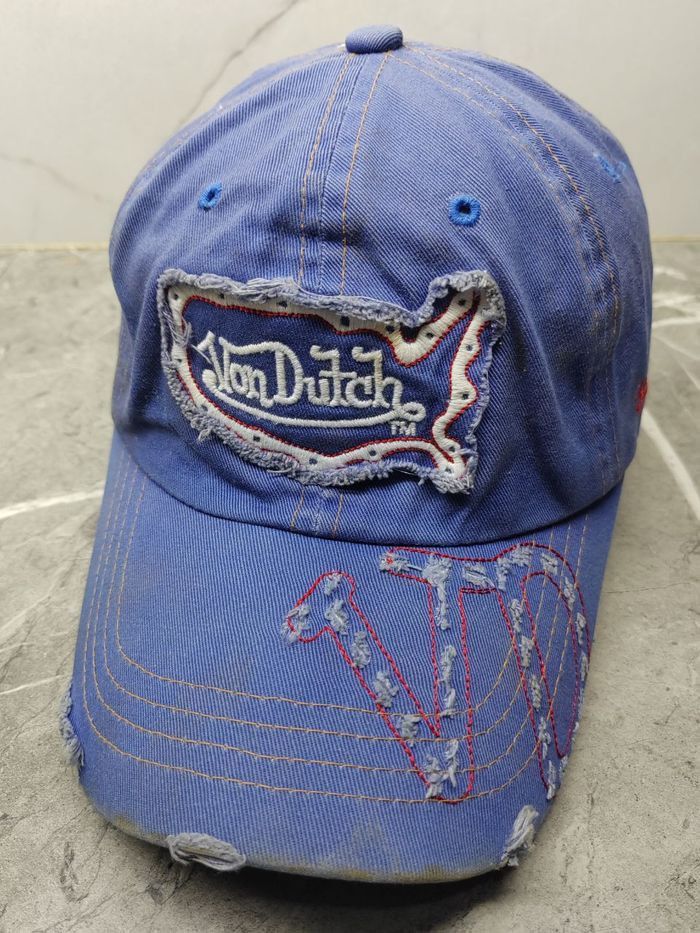 Von Dutch Vintage Von Dutch Distressed Style Cap Hat Size ONE SIZE - 1 Thumbnail