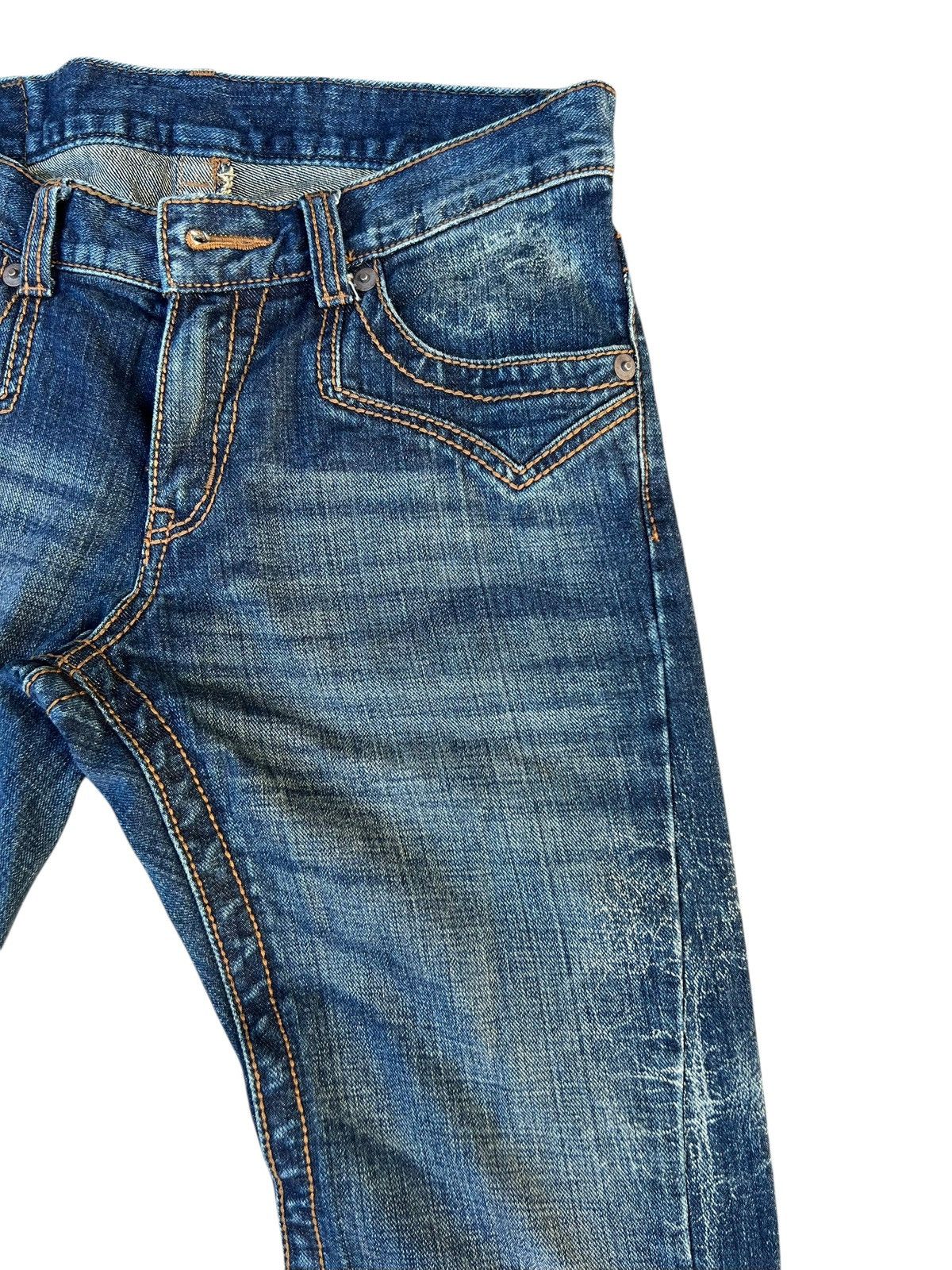 If Six Was Nine Mud Wash Rattle Trap Spider Wed Denim Bootcut Jeans Size US 31 - 11 Thumbnail