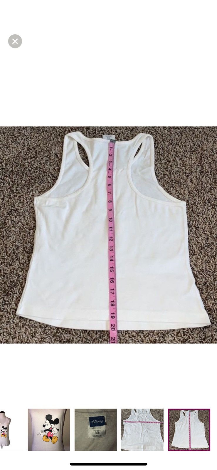 Disney Disney medium Mickey Mouse tank top Size M / US 6-8 / IT 42-44 - 4 Thumbnail