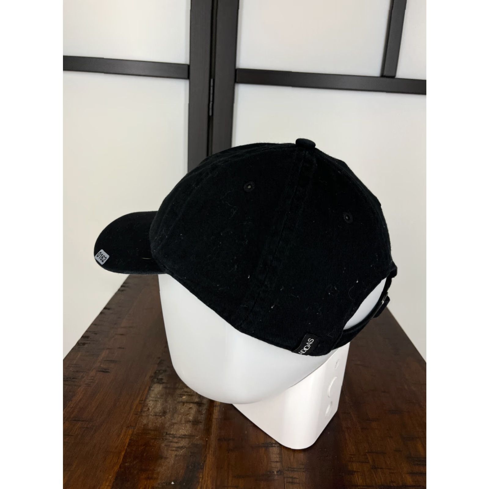 Adidas Adidas Hat Cap Strap Back Adult One Size Black Logo 100% Cotton Aeroready Twill Size ONE SIZE - 5 Thumbnail