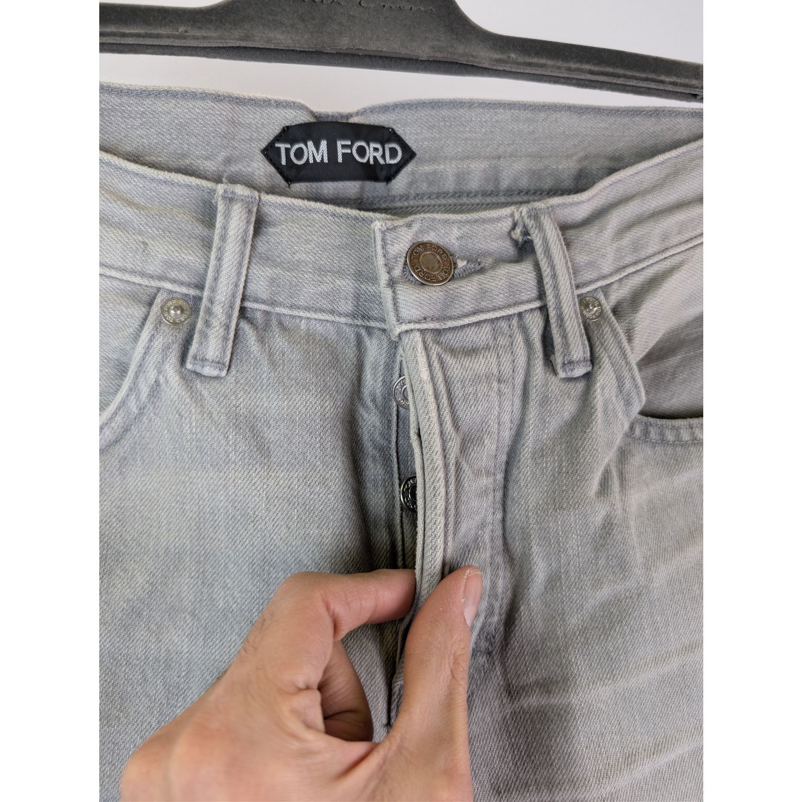 Tom Ford o1rshd1 Slim Jeans in Grey Size US 34 / EU 50 - 7 Thumbnail