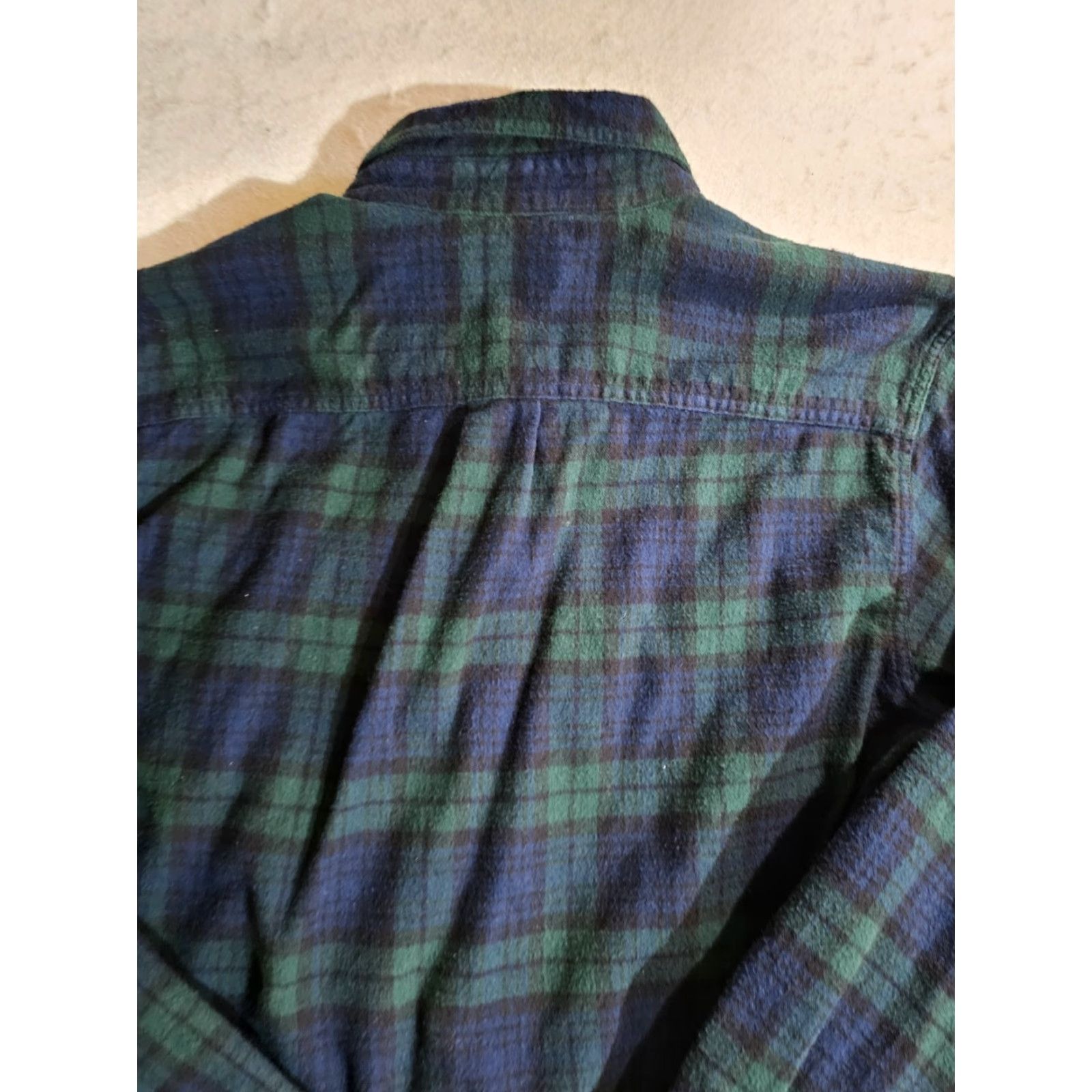 Vintage VINTAGE L.L. Bean Plaid Flannel Button-Up Long Sleeve Men's M Blue Casual Workwear Shirt Size US M / EU 48-50 / 2 - 7 Thumbnail