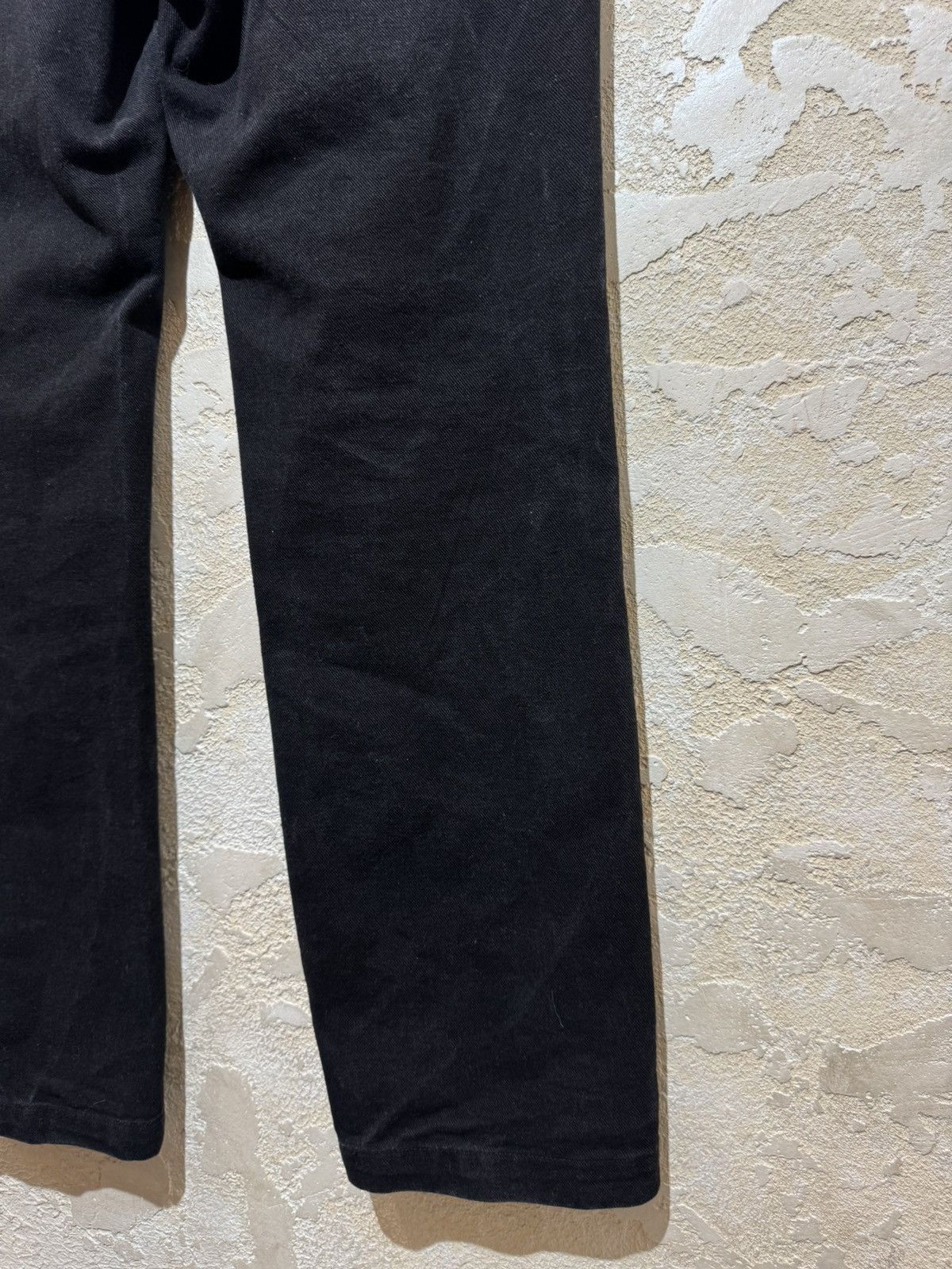 Revenge Embroidered Denim Jeans Black/White