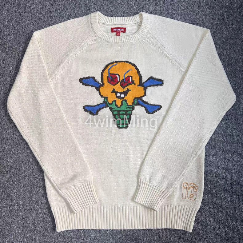 Billionaire Boys Club ICECREAM Intarsia Knit Ice Cream Sweater. Q7 Size US M / EU 48-50 / 2 - 1 Thumbnail