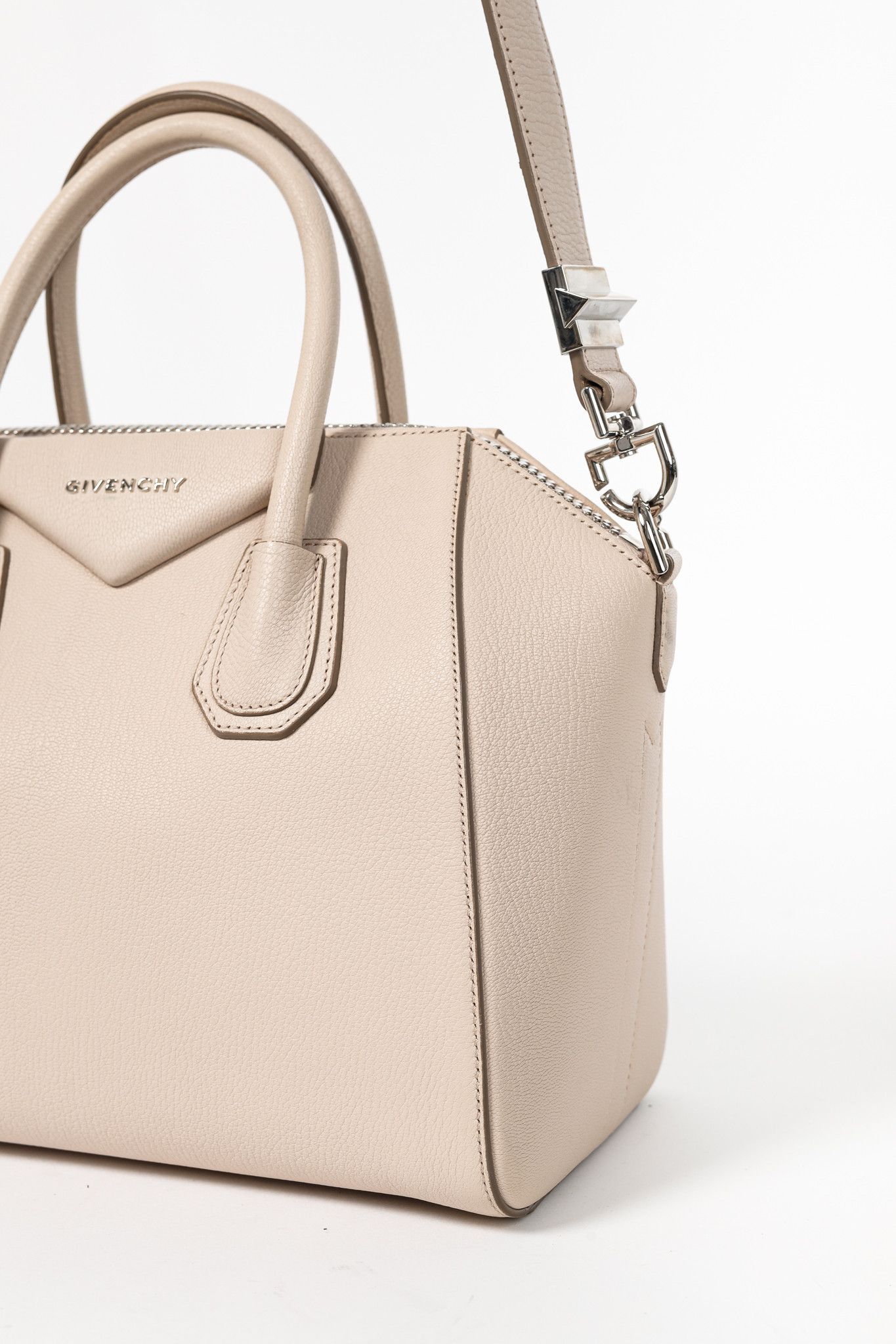 Givenchy Givenchy Antigona Small Nude Pink Goat Leather Tote Bag Size ONE SIZE - 7 Thumbnail