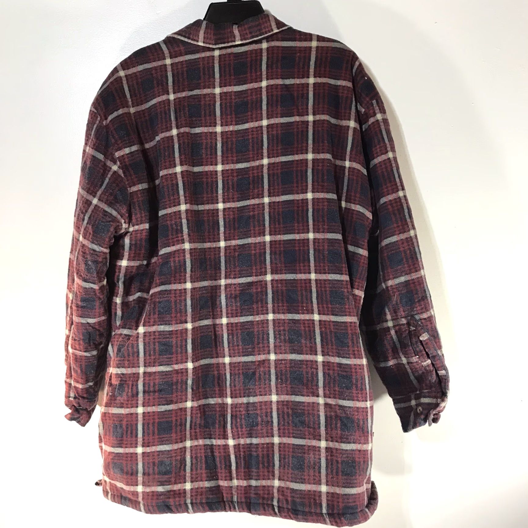 Highland 2000 VINTAGE Highland Outfitters Plaid Insulated Jacket Mens Size L - Cotton Flannel Mid-Length Button-Up for Casual Workwear Size US L / EU 52-54 / 3 - 2 Thumbnail