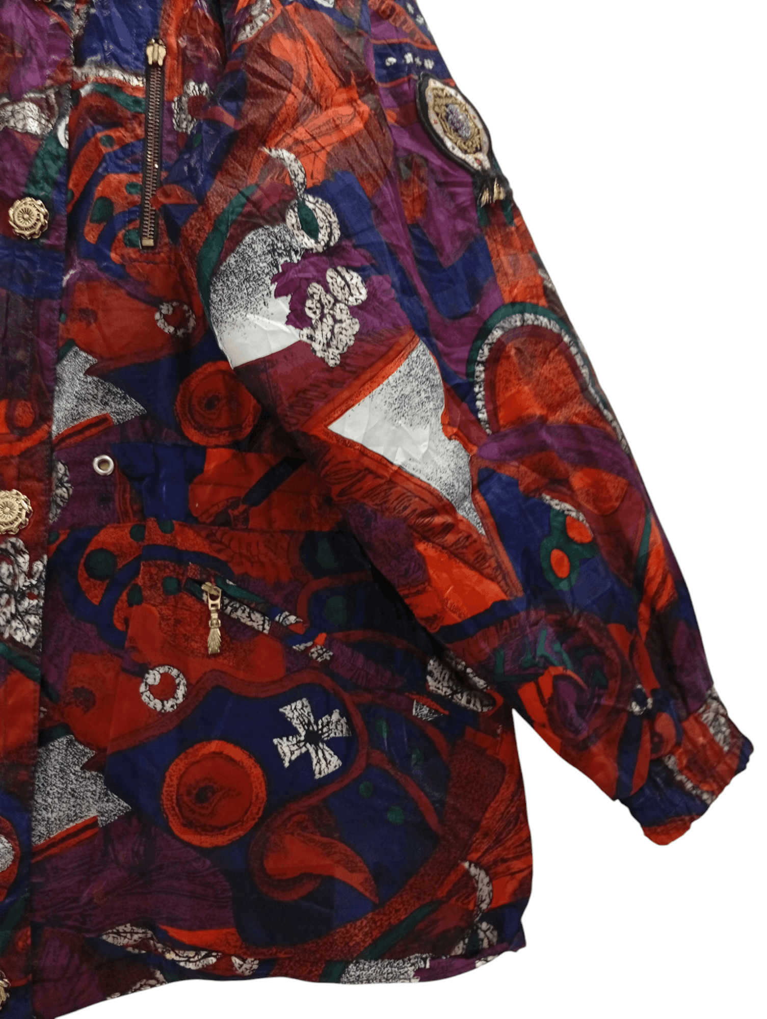 Vintage × Yamaha 🔥🔥Vintage Yamaha Ladies Full Print Jacket Size XL / US 12-14 / IT 48-50 - 16 Thumbnail