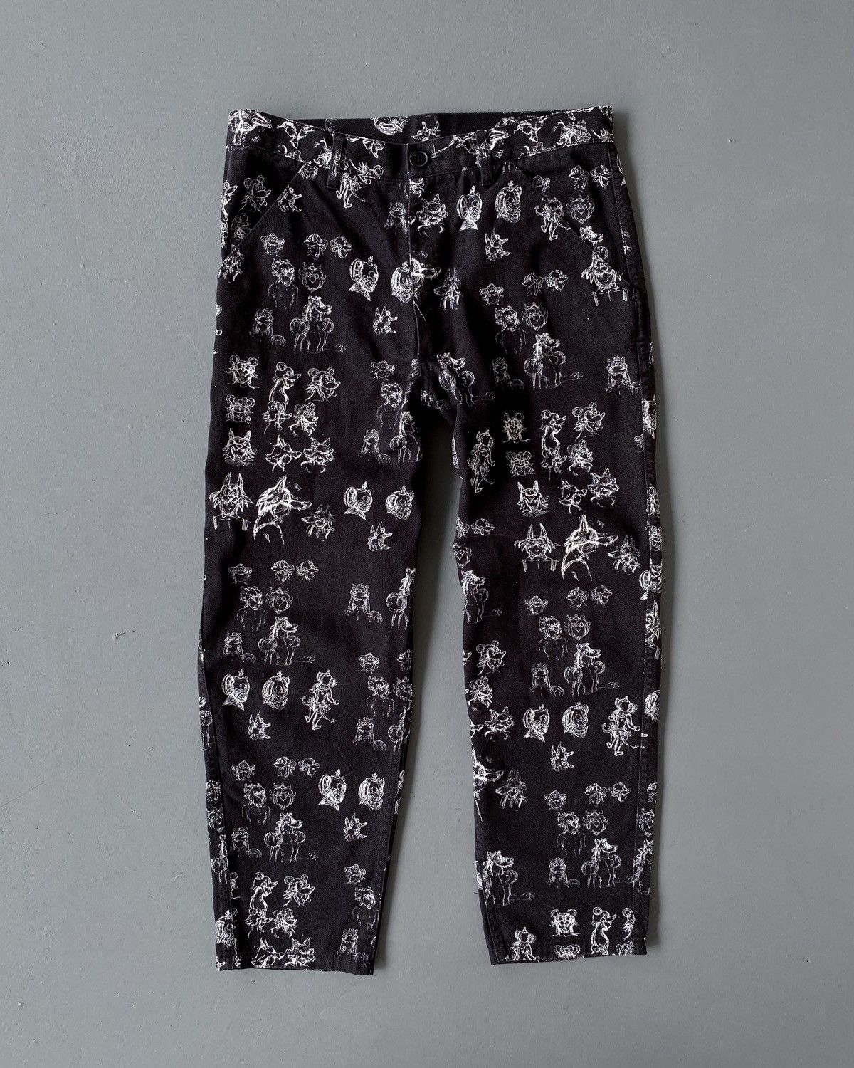Comme des Garcons SHIRT Comme Des Garcons SHIRT F/W14 Nicolas Buffe Printed Trousers Size US 30 / EU 46 - 1 Thumbnail