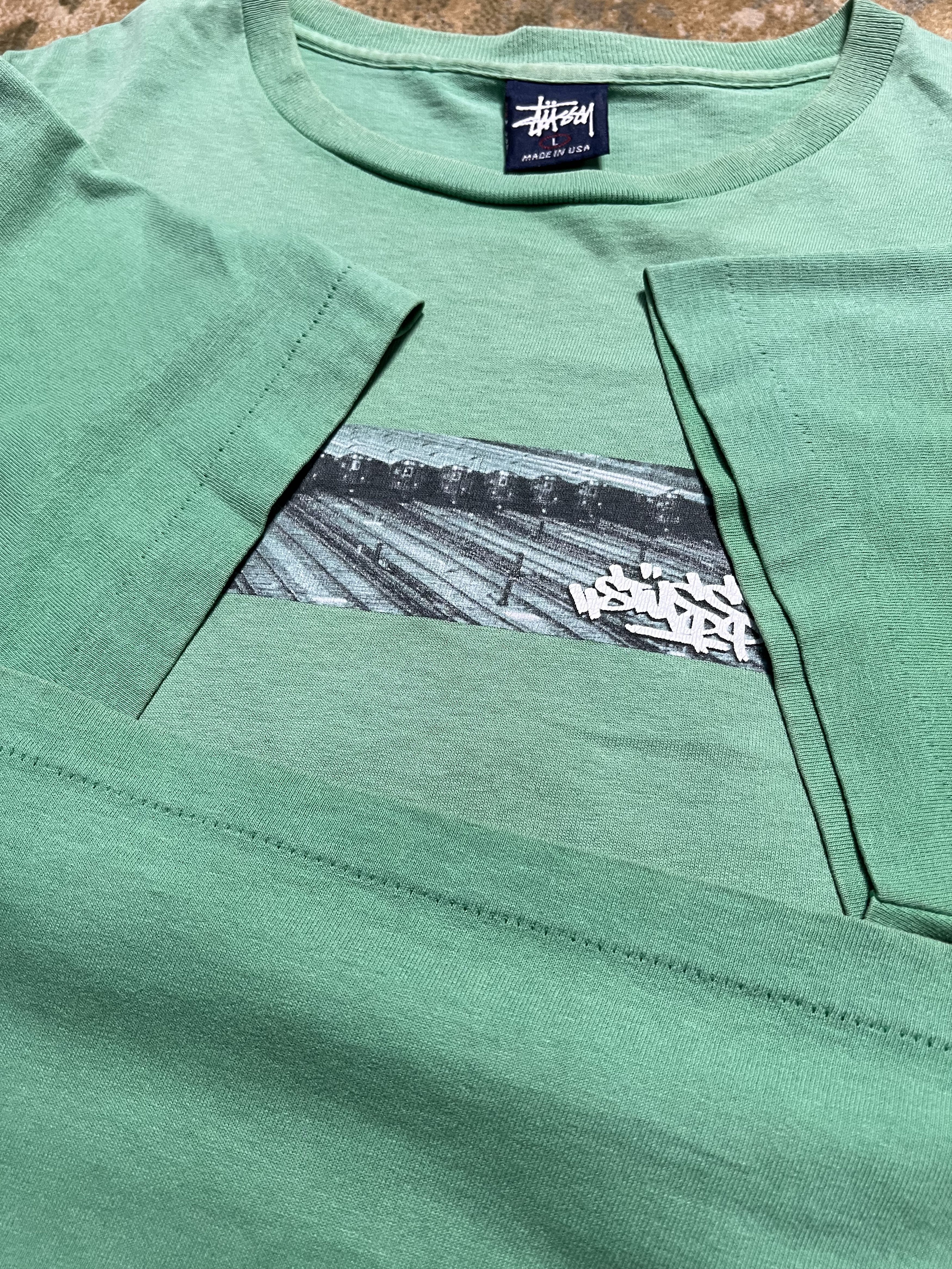 Stussy 90s Stussy Graphic Tshirt Tee y2k style Size US M / EU 48-50 / 2 - 3 Thumbnail