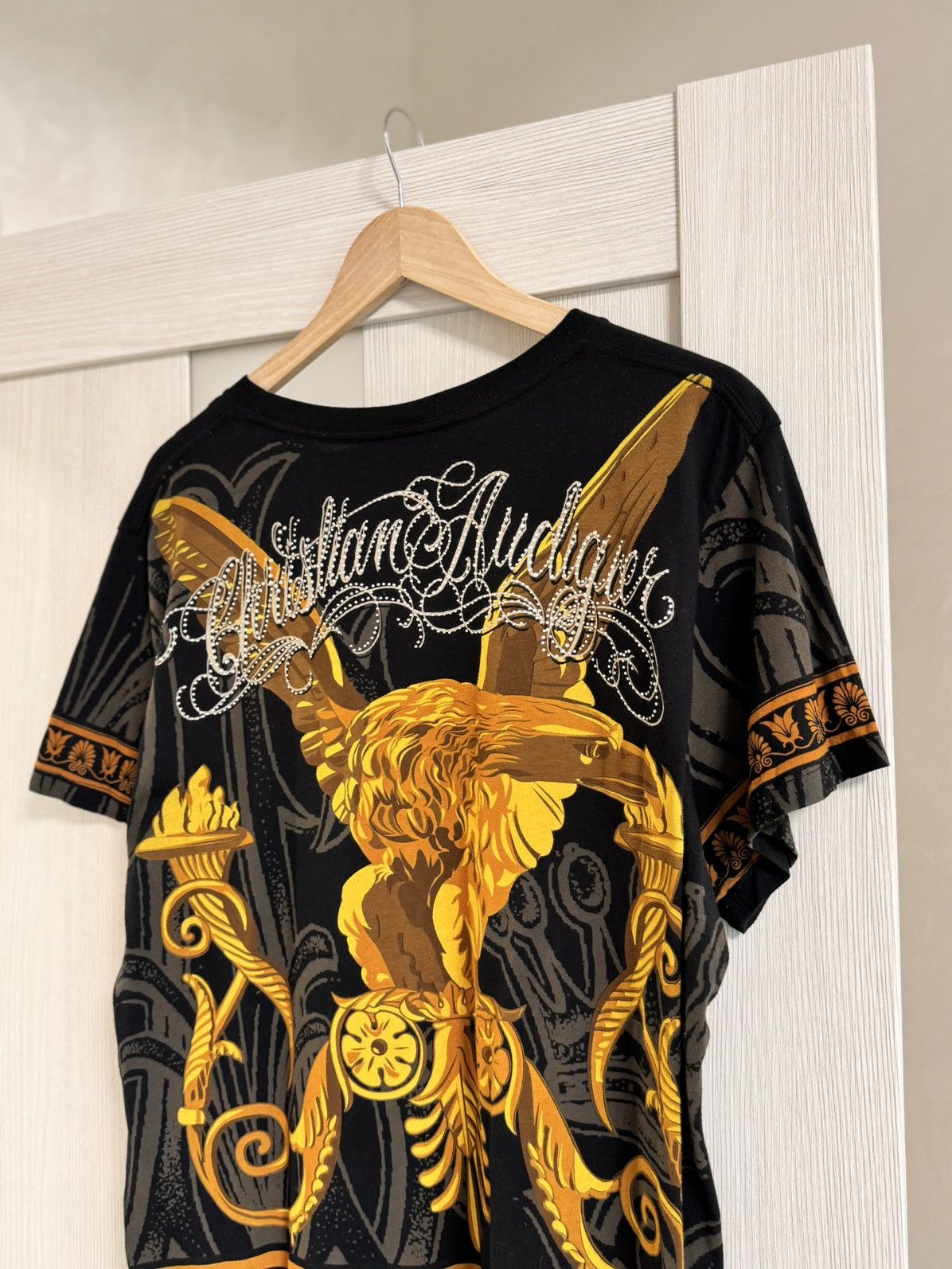 Christian Audigier × Ed Hardy × Vintage Hardy Tee Pantera Logo Y2K Christian Audigier Size L Size US L / EU 52-54 / 3 - 10 Thumbnail