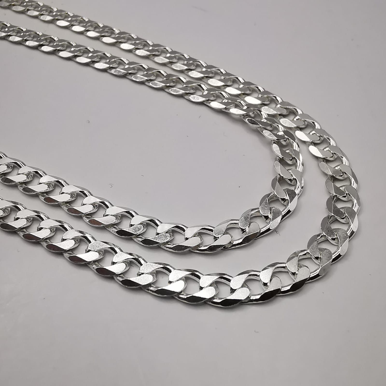 Sterling Silver Vintage Chain,925 Sterling Silver,Signed ,Handmade 17,69g Size ONE SIZE - 7 Thumbnail
