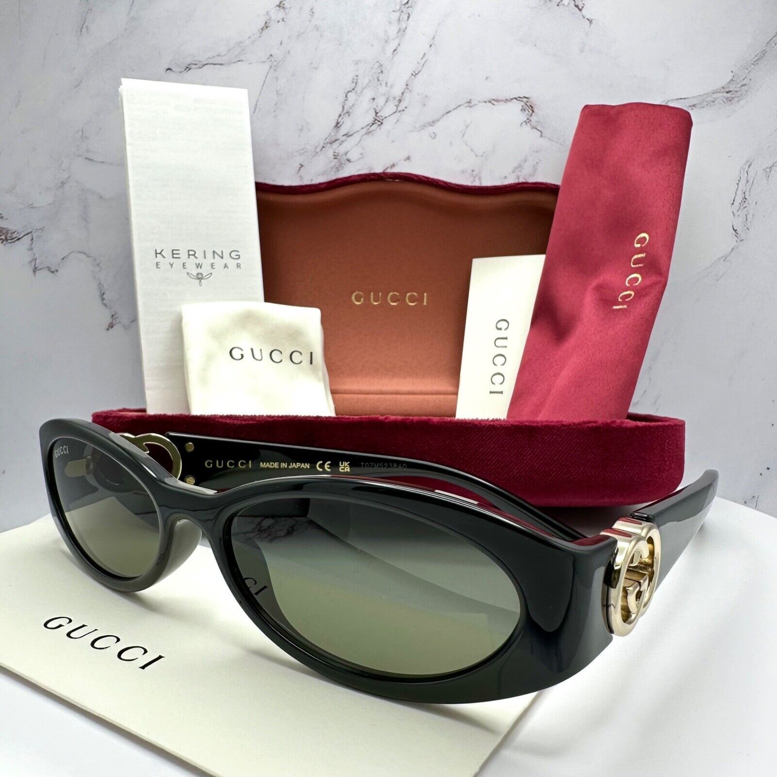 Gucci New Gucci Sunglasses Hailey Bieber Collaboration Black Size ONE SIZE - 20 Thumbnail