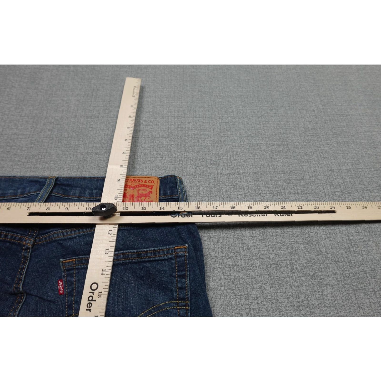 Levi's Levi's 559 Relaxed Straight Jeans Mens 30x30 Blue Medium Wash Denim Stretch Size US 30 / EU 46 - 7 Thumbnail