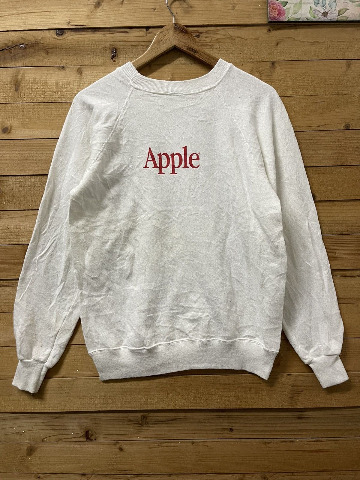 Apple Vintage 90s Apple🍏 sweatshirt Size US M / EU 48-50 / 2 - 2 Thumbnail