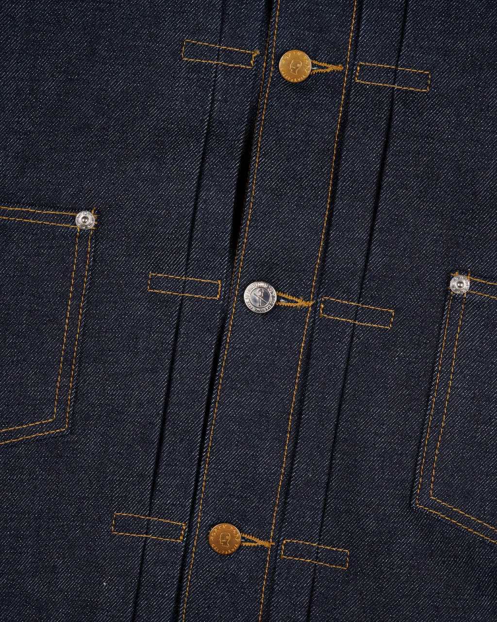 A.P.C. × Brain Dead Brain Dead x A.P.C. Selvedge Trucker Jacket - Indigo Size US S / EU 44-46 / 1 - 10 Thumbnail