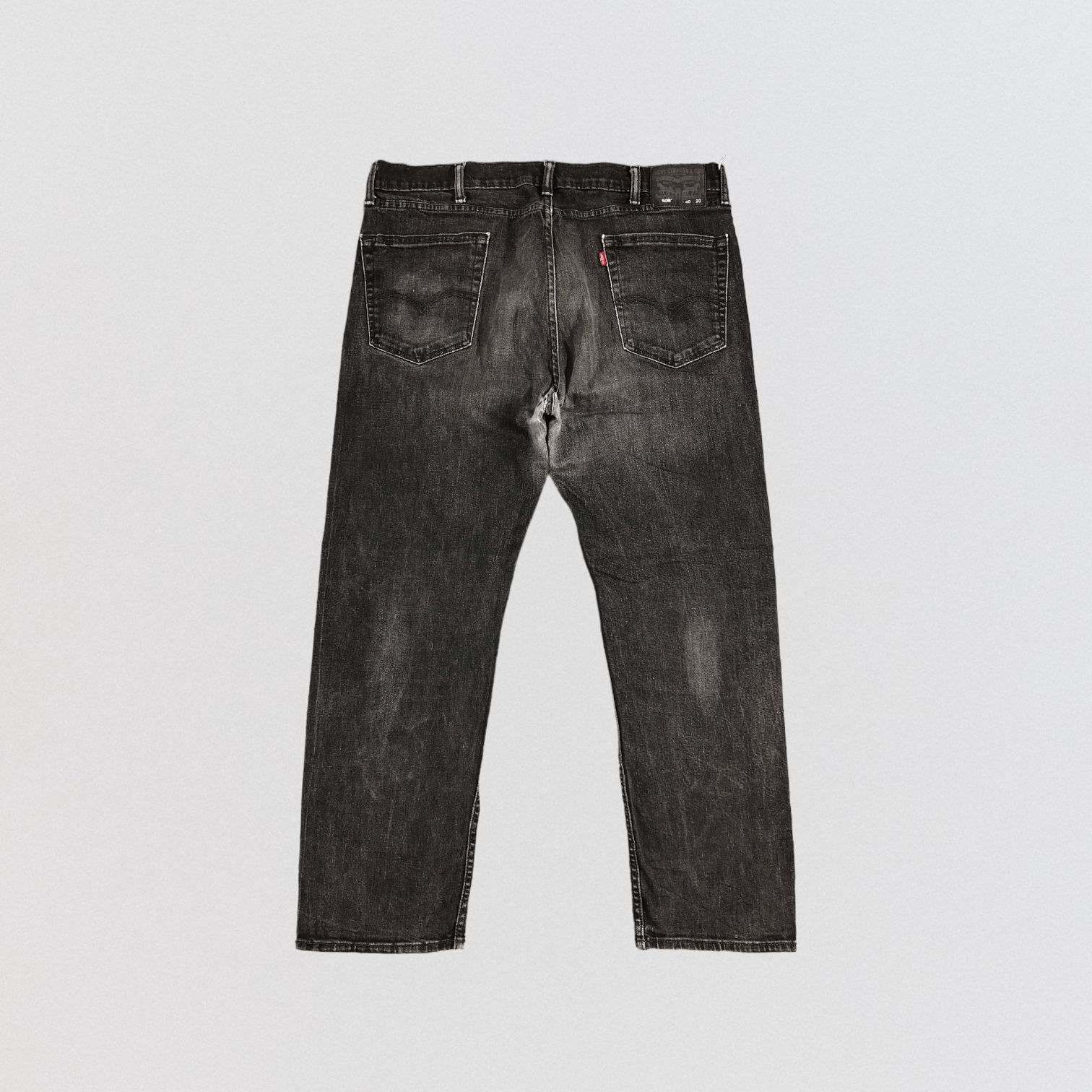 Levi's Vintage Levis 505 Black Jeans-JM1131 Size US 41 - 2 Thumbnail