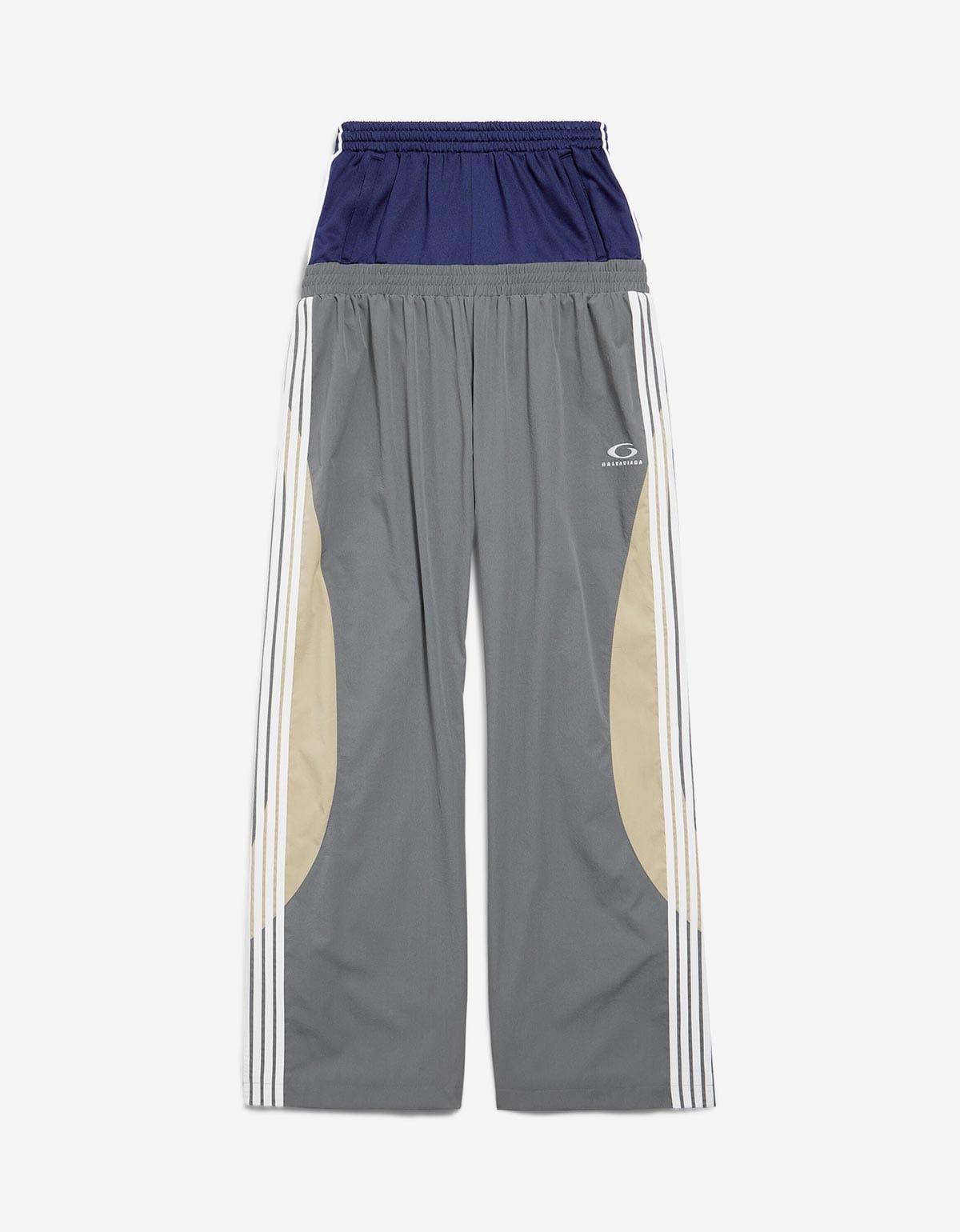 Balenciaga Balenciaga Grey Cut-Up Tracksuit Pants size S