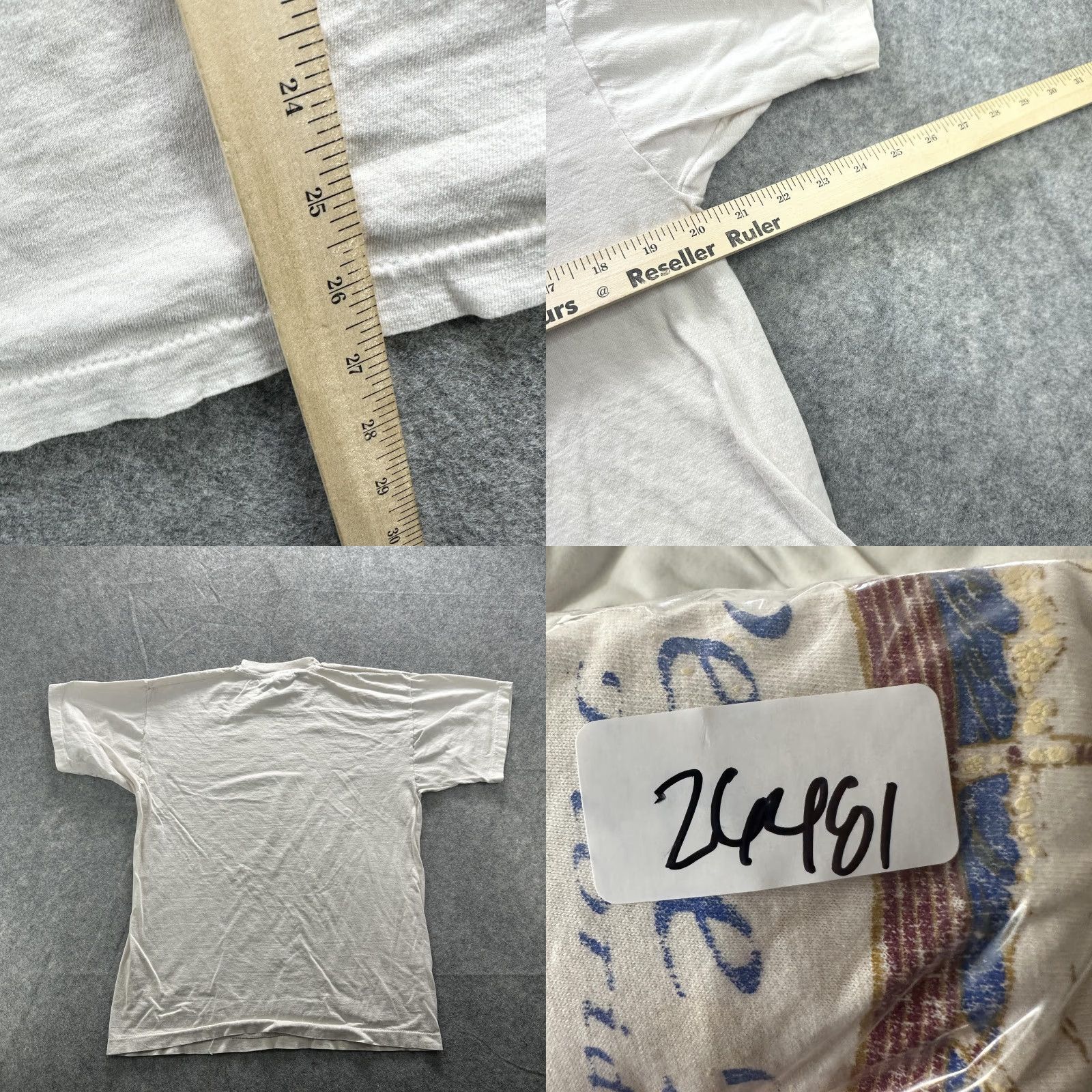 Vintage VINTAGE St Pete Beach Shirt Mens Medium White Florida Palm Trees Moon 90s Size US L / EU 52-54 / 3 - 9 Thumbnail