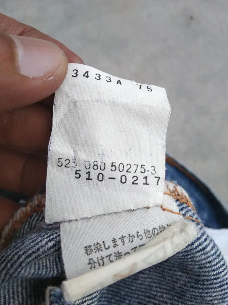 Levi's 90s Vintage Levi's Jeans 510 Made In USA Distressed Denim Size US 27 - 9 Thumbnail