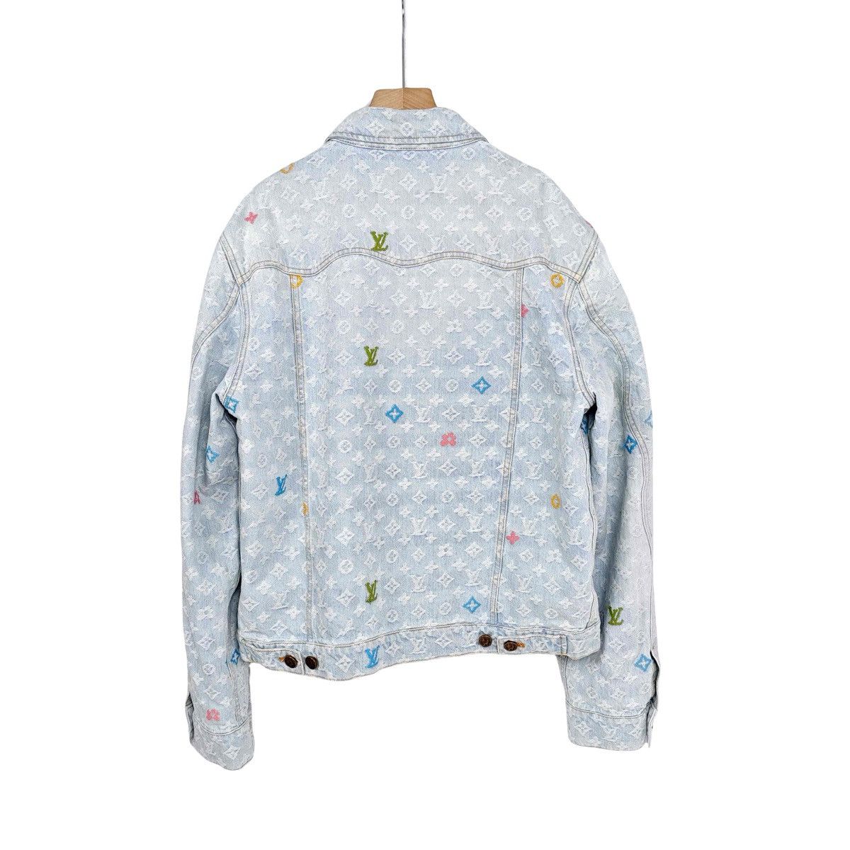 Louis Vuitton Louis Vuitton Tyler, the Creator Monogram Denim Jacket Size US L / EU 52-54 / 3 - 2 Thumbnail