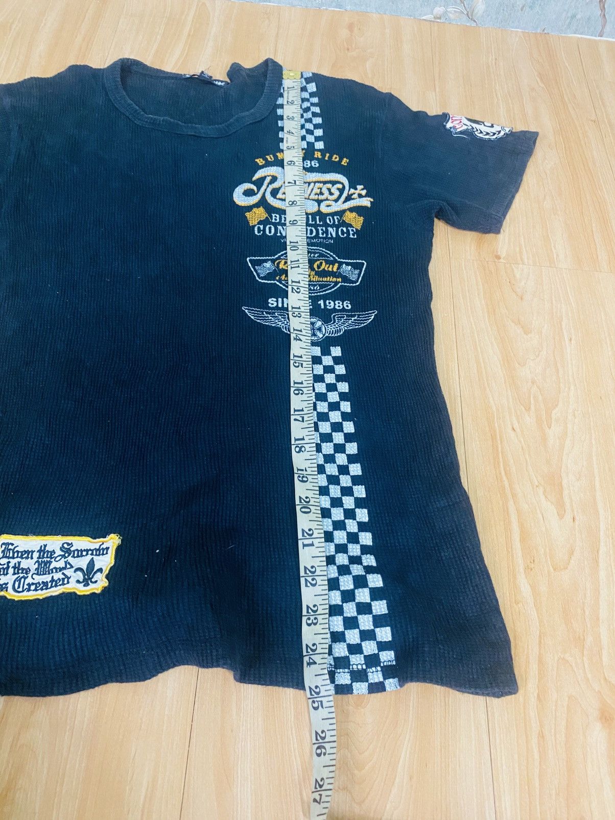Bullet Noise Vtg Bullet Noise Waffle Racing Tee Y2K Japanese Streetwear Size US L / EU 52-54 / 3 - 8 Thumbnail