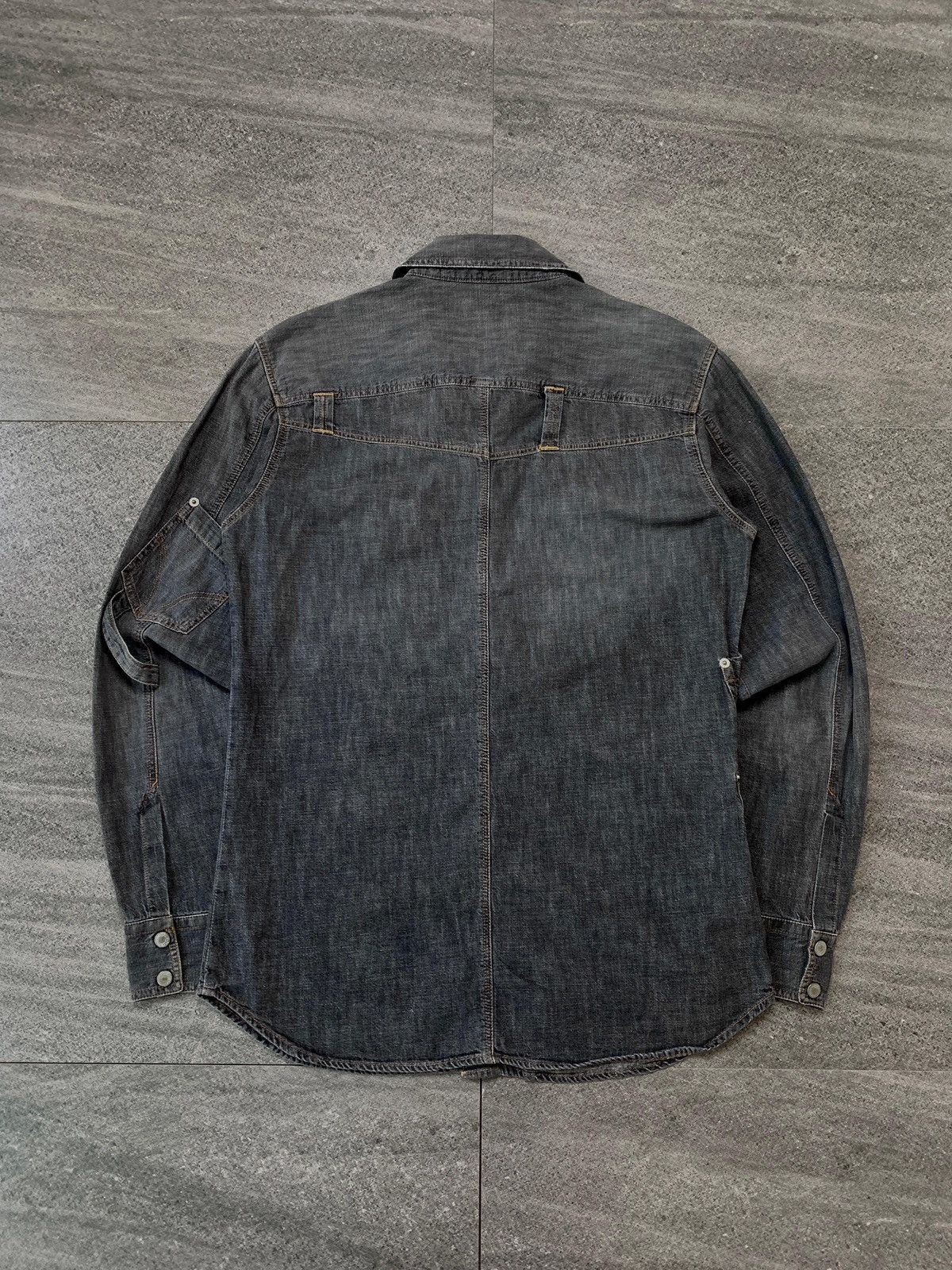 Dolce & Gabbana FREE TAX! Misplaced Pocket Denim Shirt - Medium Size US M / EU 48-50 / 2 - 14 Thumbnail